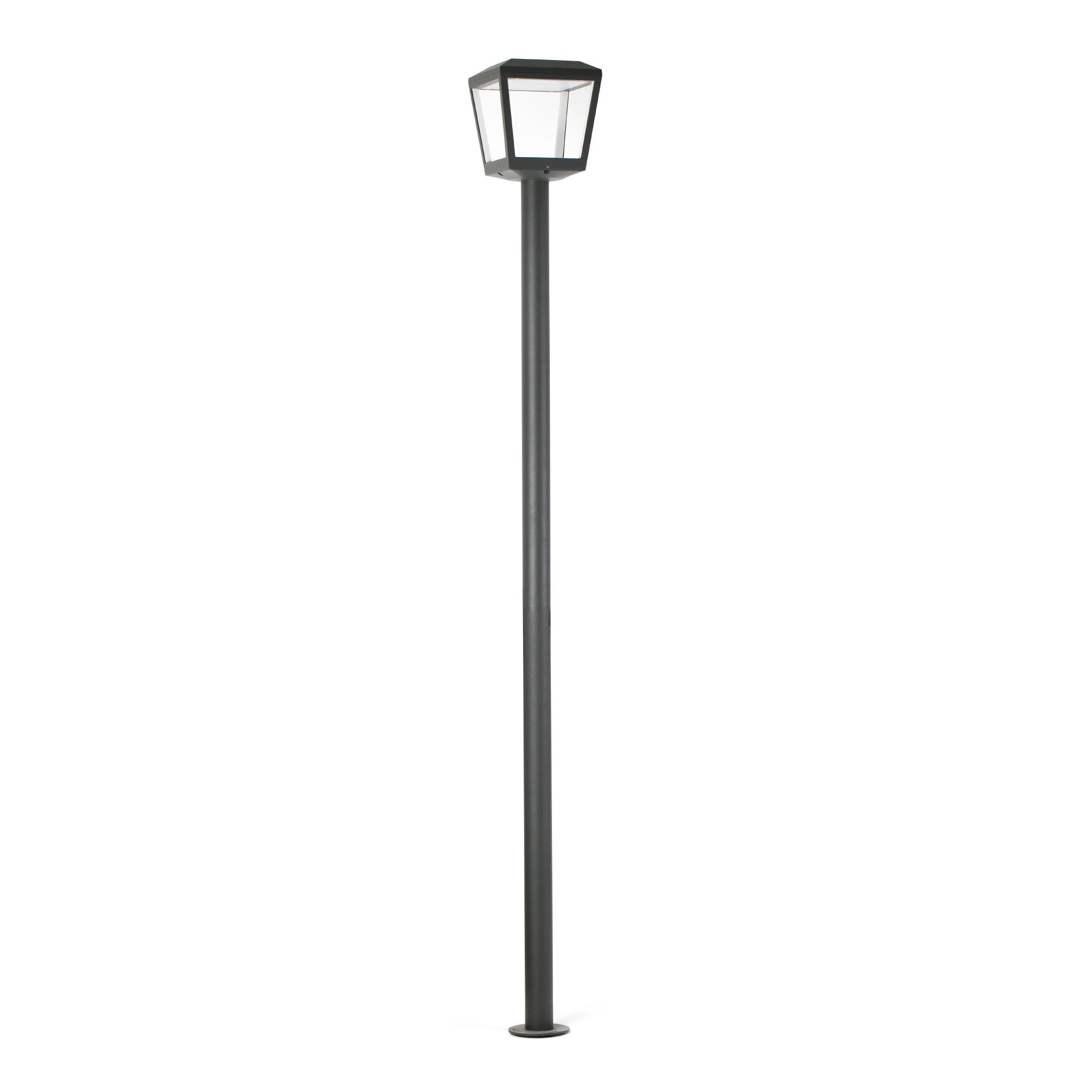 Faro Plaza Pole Lamp - Dark Grey