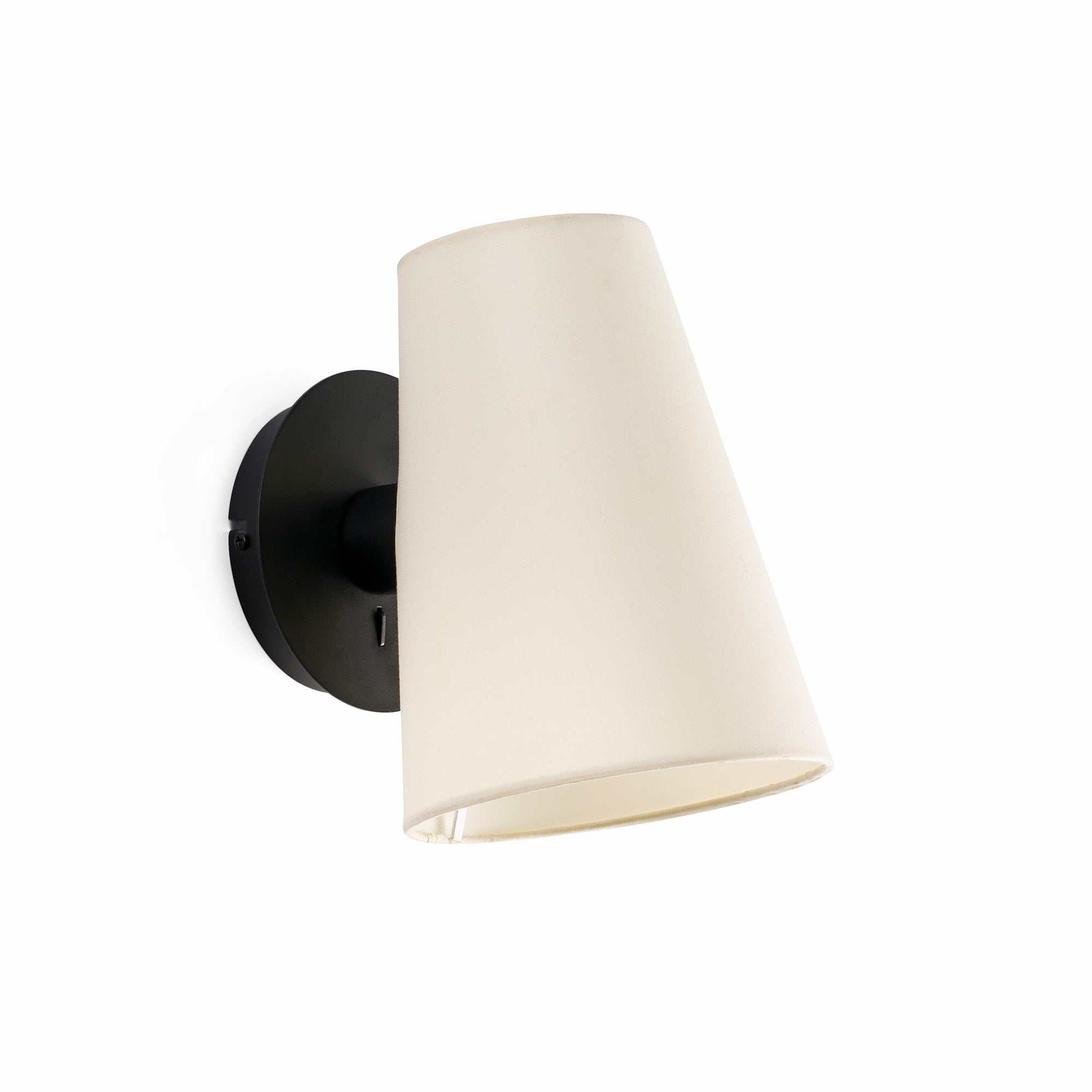 Faro Lupe Wall Lamp - Black & Beige