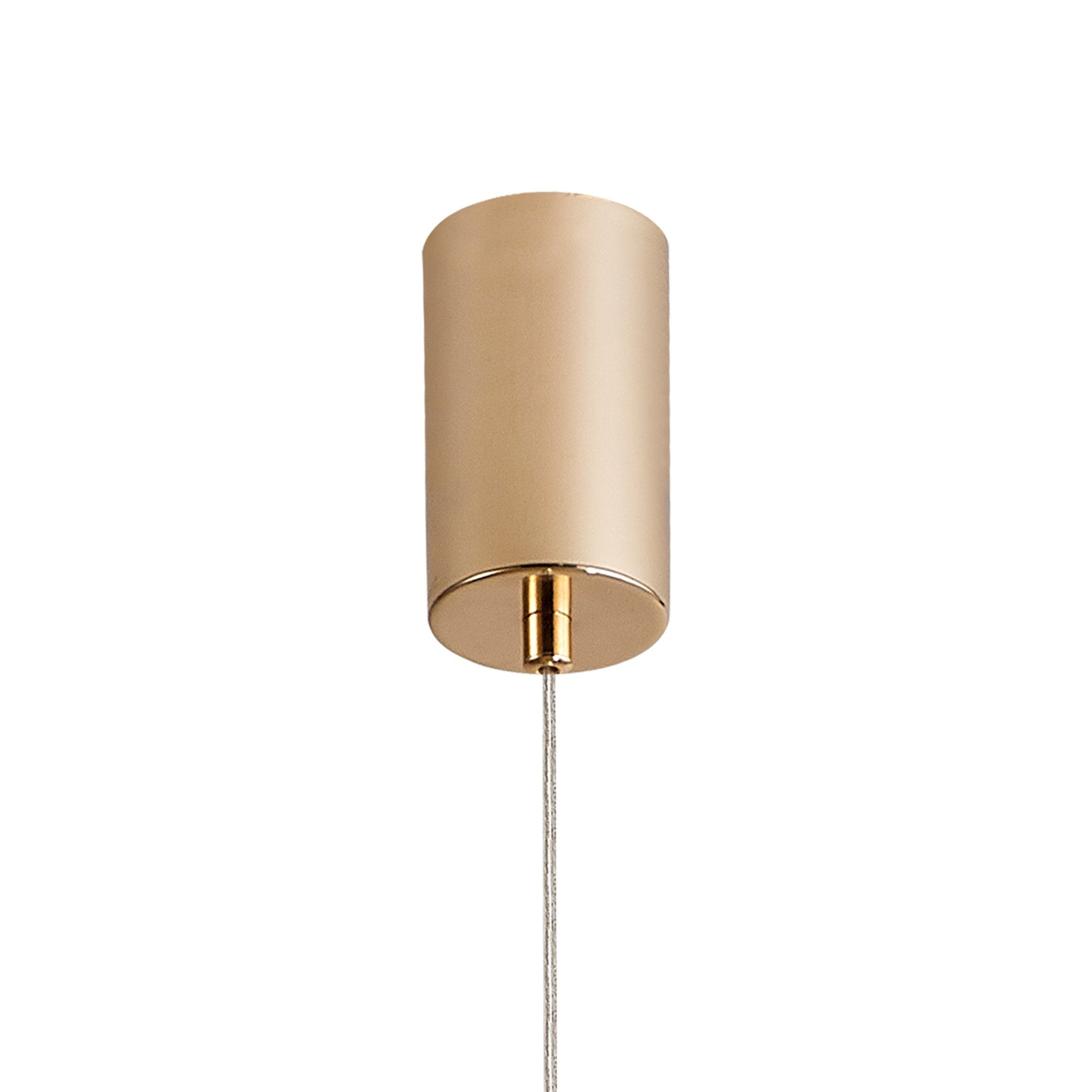 Fabula Tamworth Single Pendant - Round Open Mouth Shade - French Gold & Copper Glass