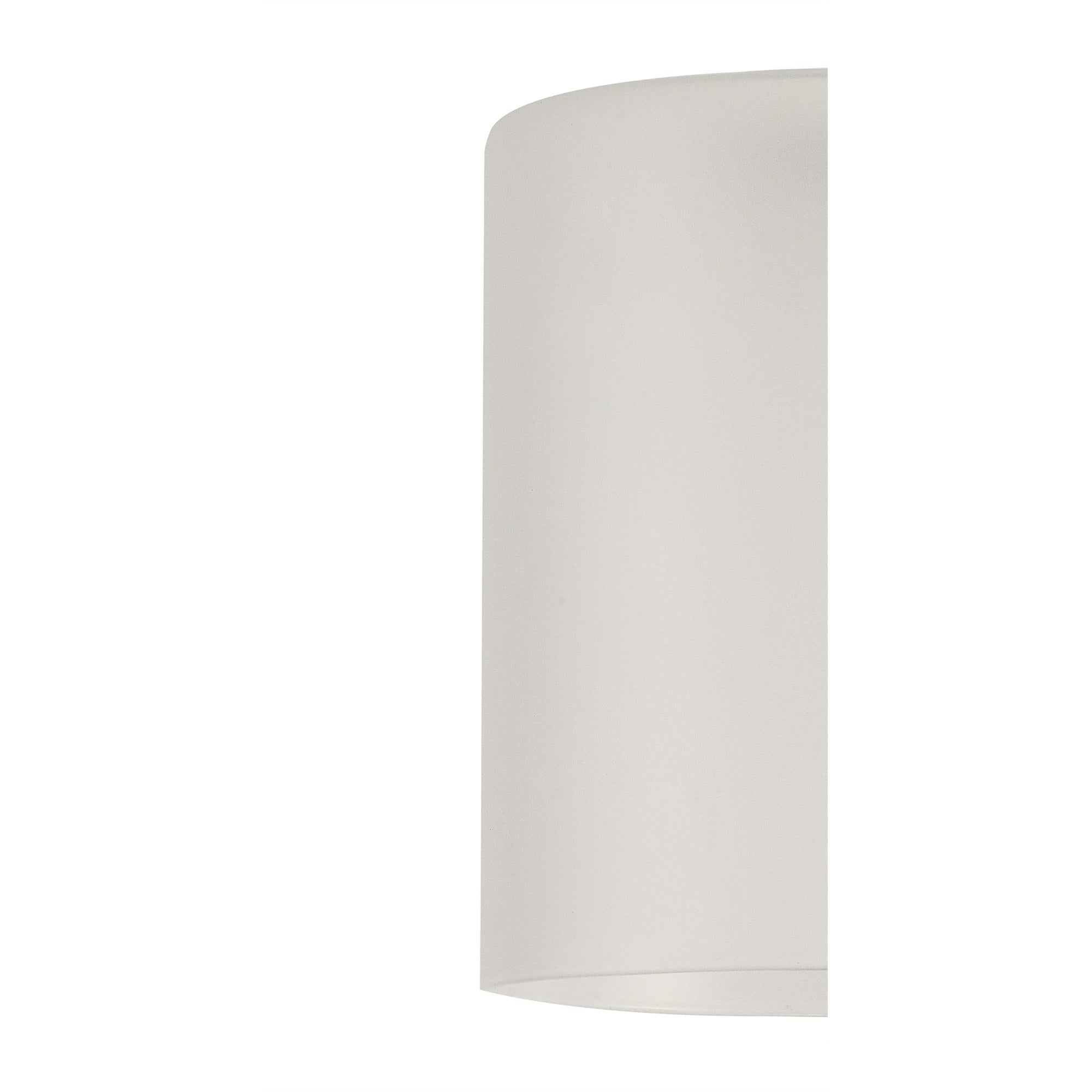 Fabula Tamworth 3 Light Linear Pendant - Medium Cylinder Shades - French Gold & Frosted Glass