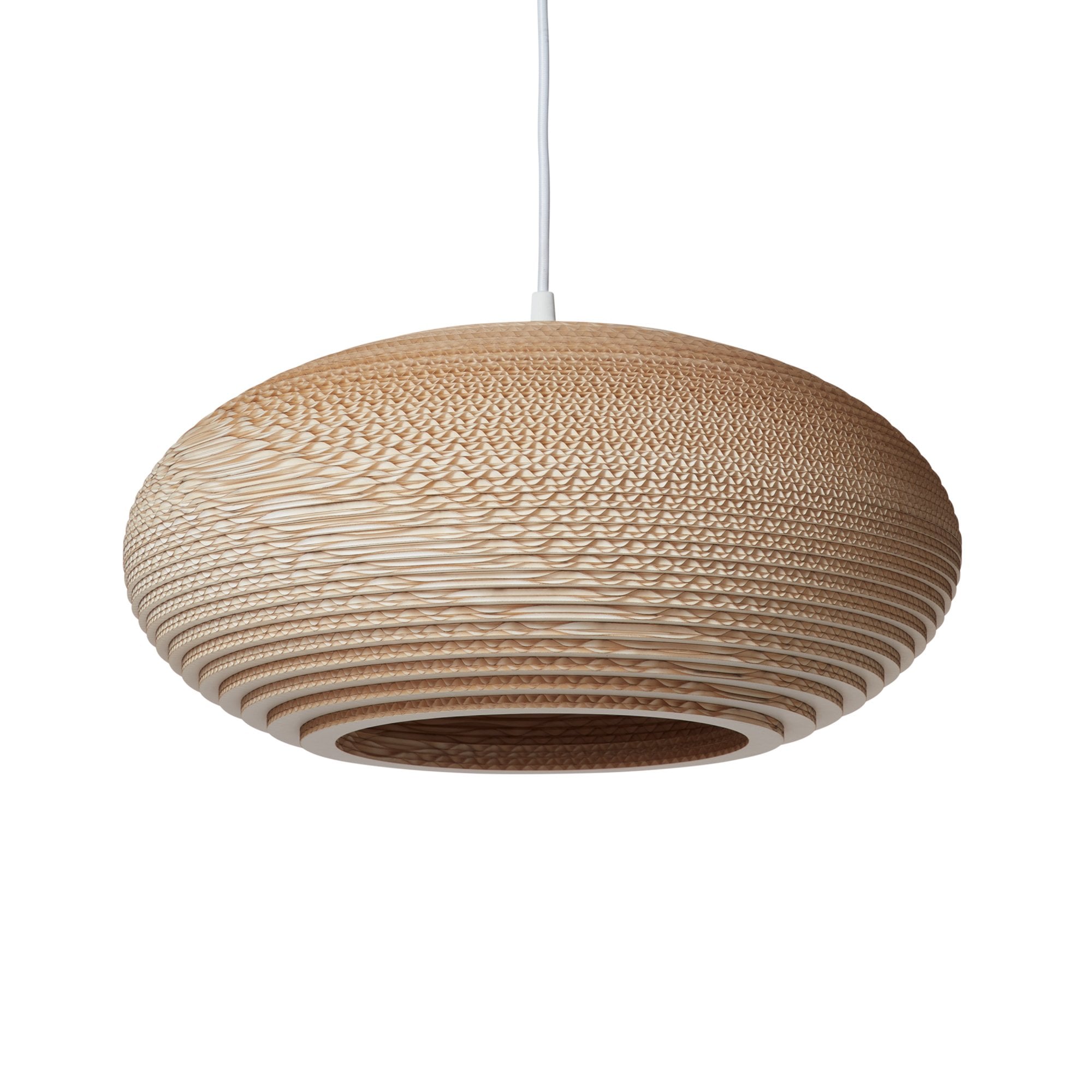 Graypants Scraplights Disc 16 Pendant - Blonde - 43cm Diameter