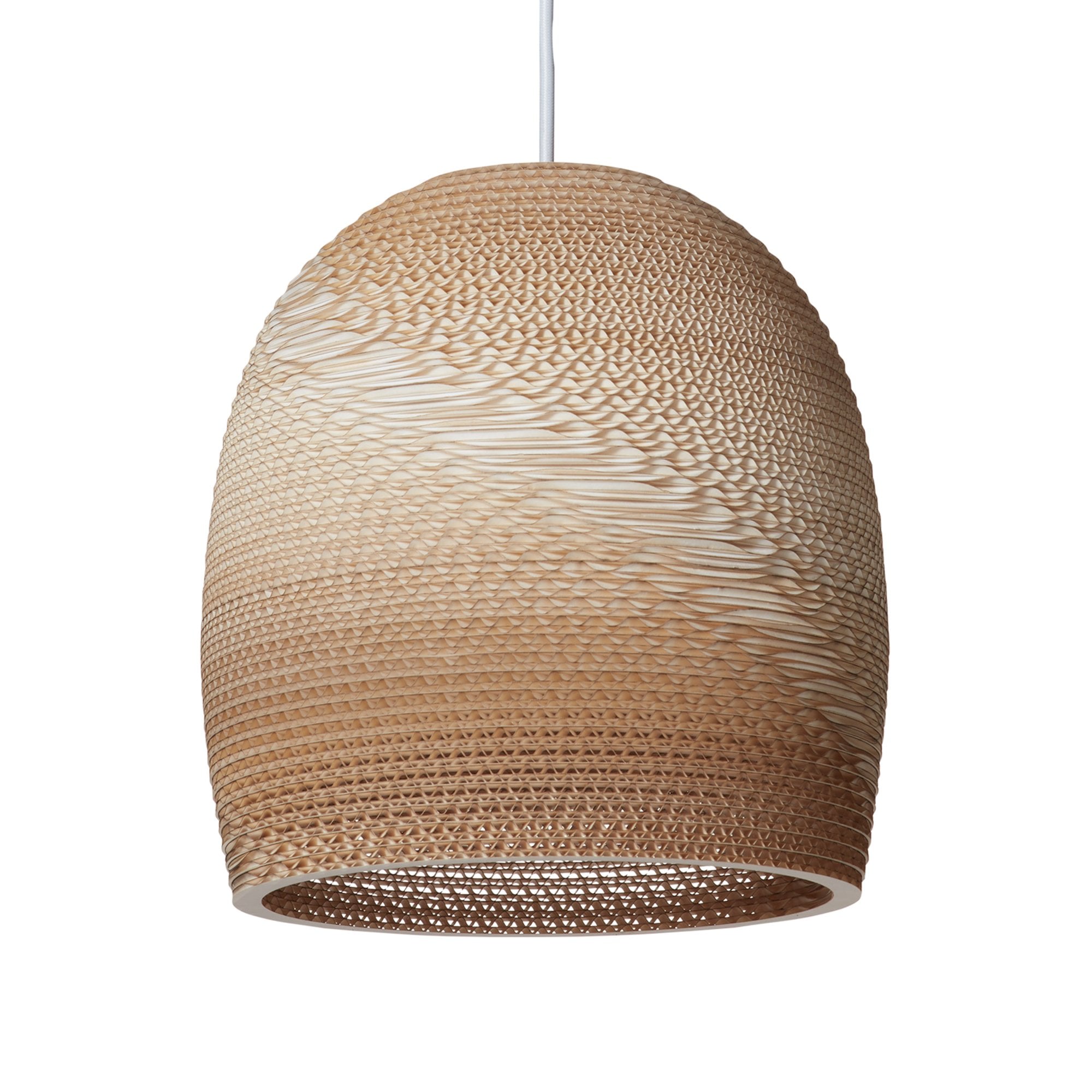 Graypants Scraplights Bell 10 Pendant - Blonde - 27cm Diameter