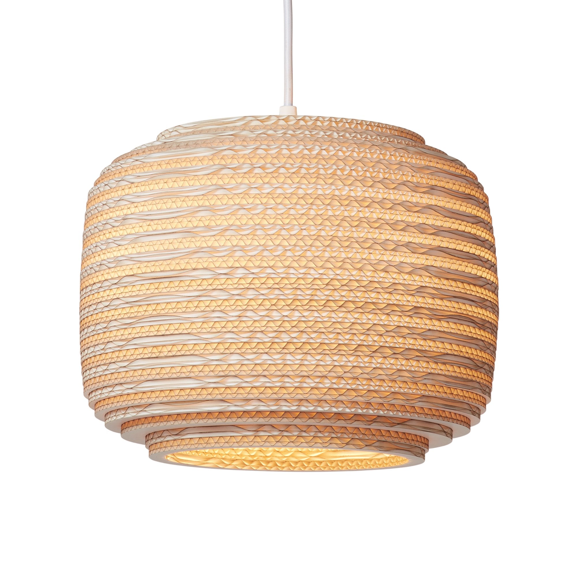 Graypants Scraplights Ausi 12 Pendant - Blonde - 28cm Diameter