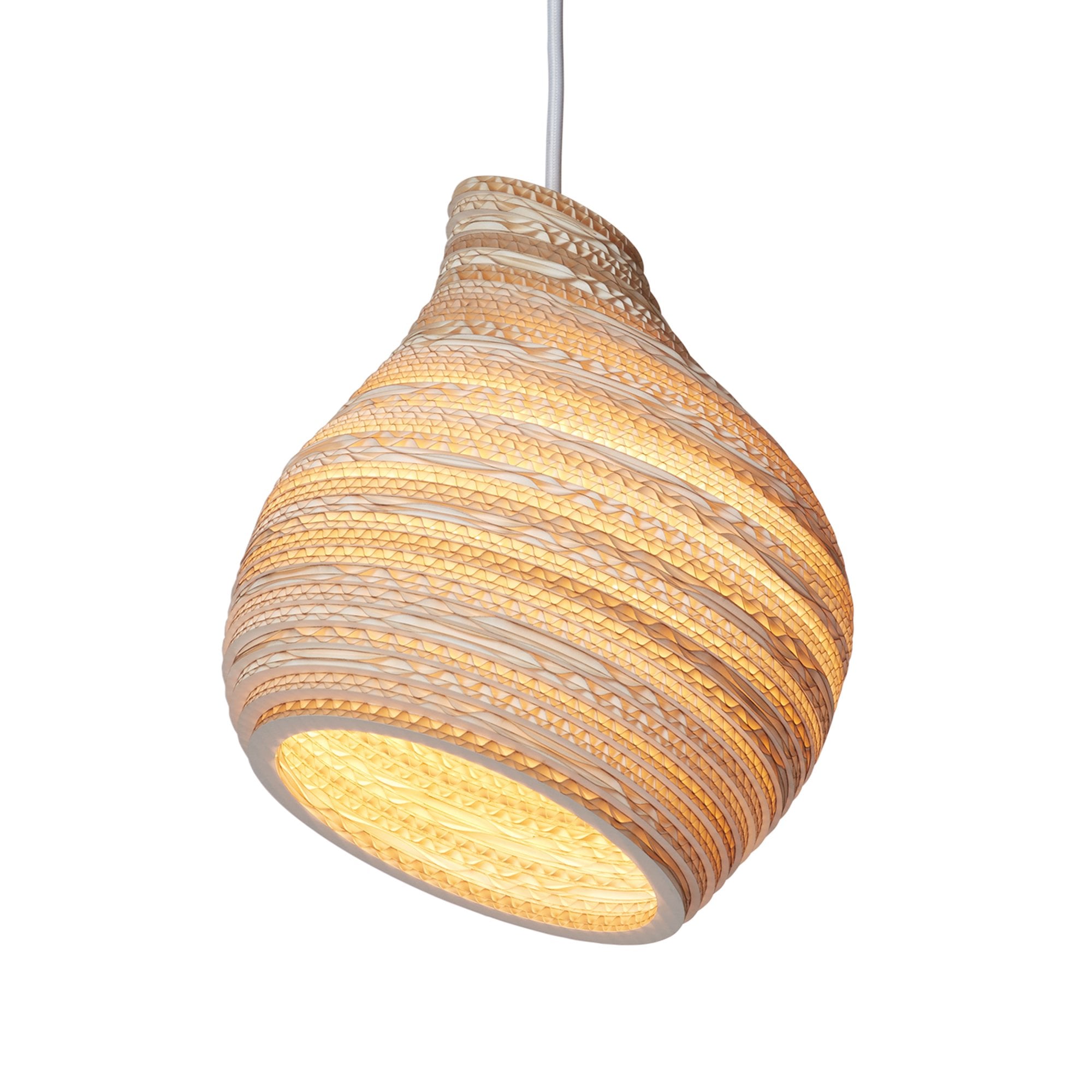 Graypants Scraplights Hive 9 Pendant - Blonde - 23cm Diameter
