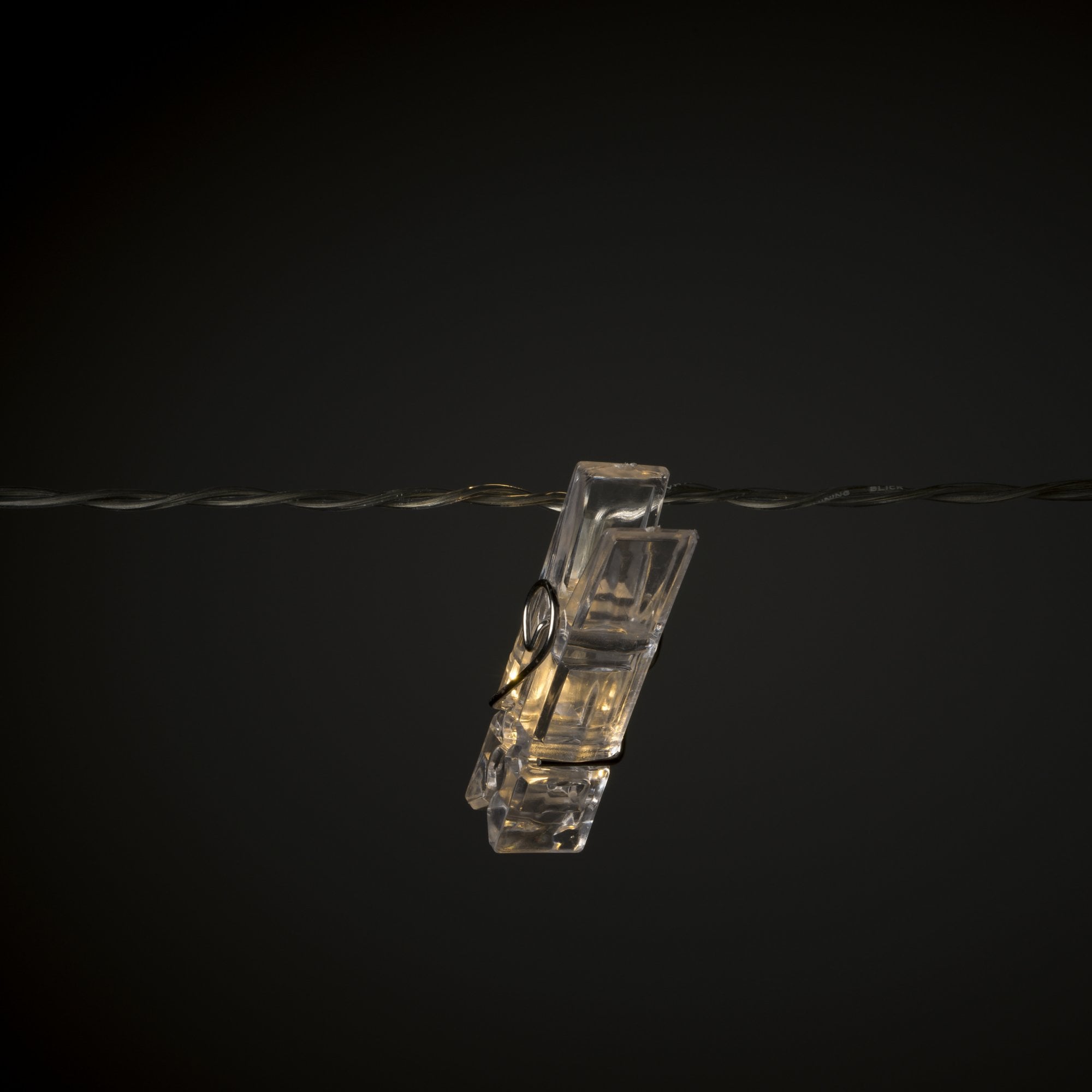 Konstsmide Festoon 2.75m Decorative Light Set - 12 LEDs - Clear Pegs