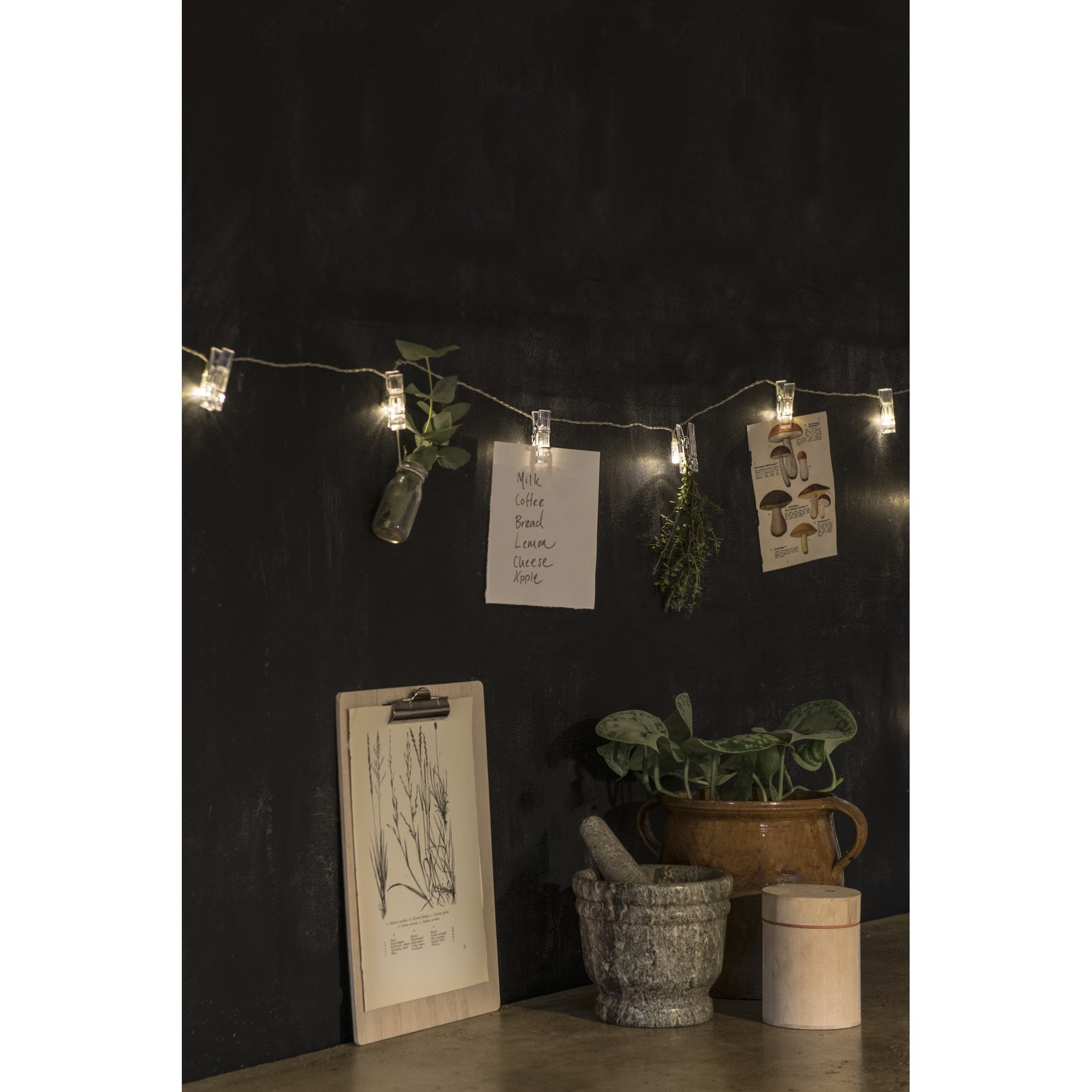 Konstsmide Festoon 2.75m Decorative Light Set - 12 LEDs - Clear Pegs