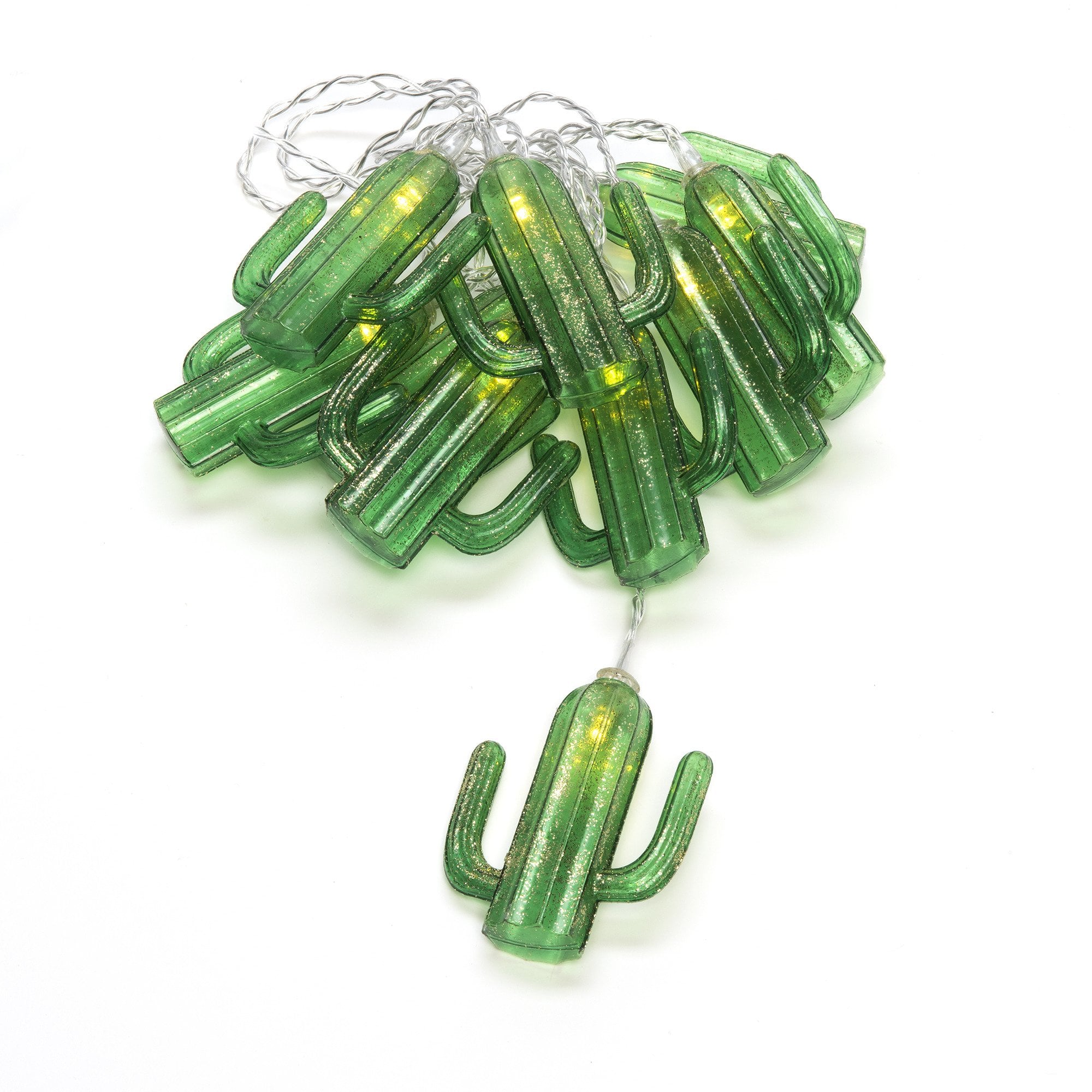 Konstsmide Festoon 1.8m Decorative Light Set - 10 LED Cacti - Battery Operated