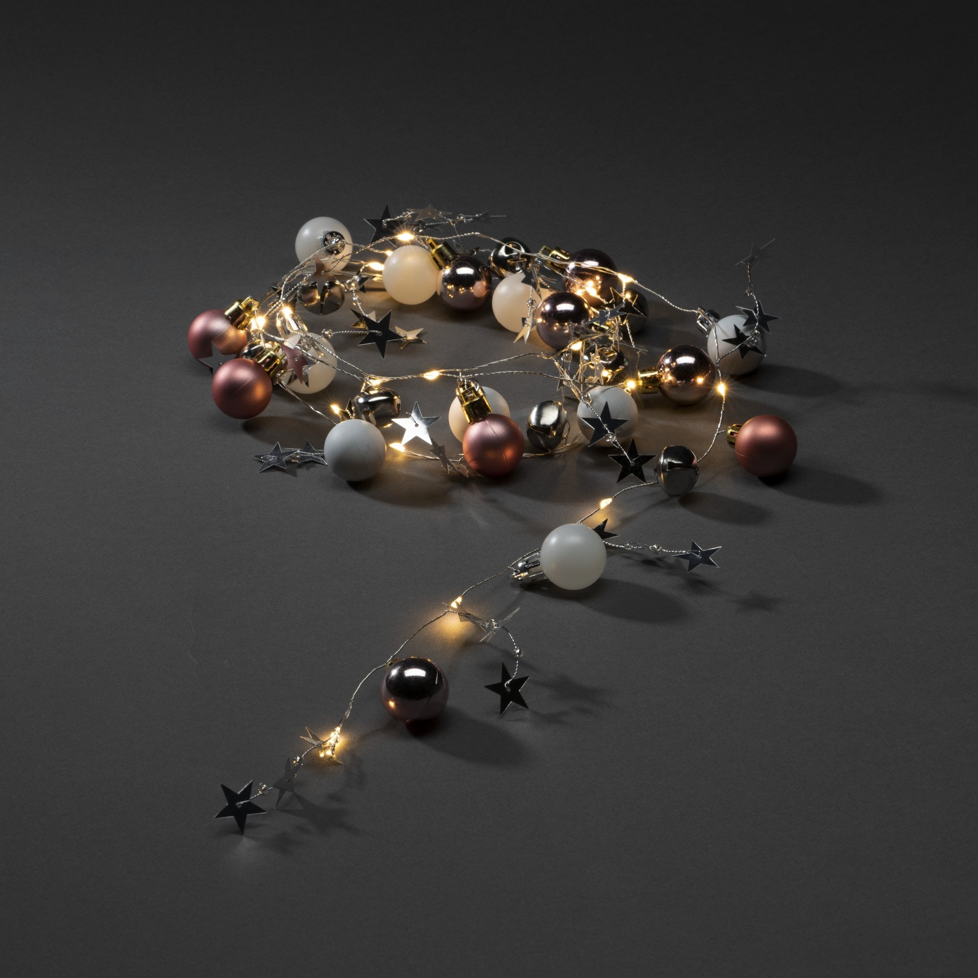 Konstsmide Festoon 1.9m Decorative Light Set - 20 LEDs - Coloured Balls - Battery Operated