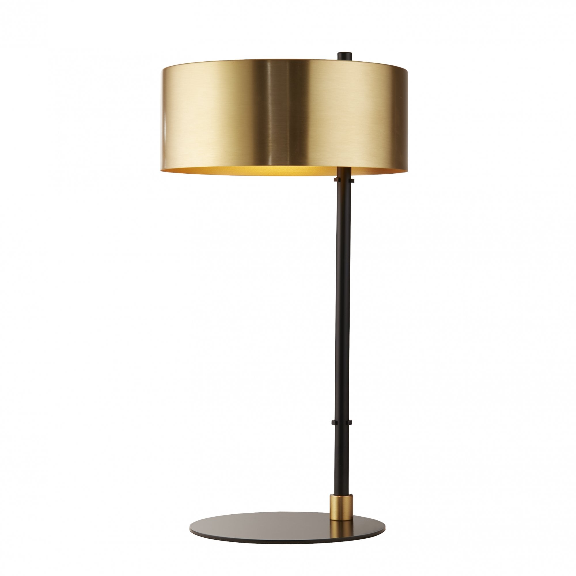 Searchlight Kearsley Table Lamp - Black & Gold Metal