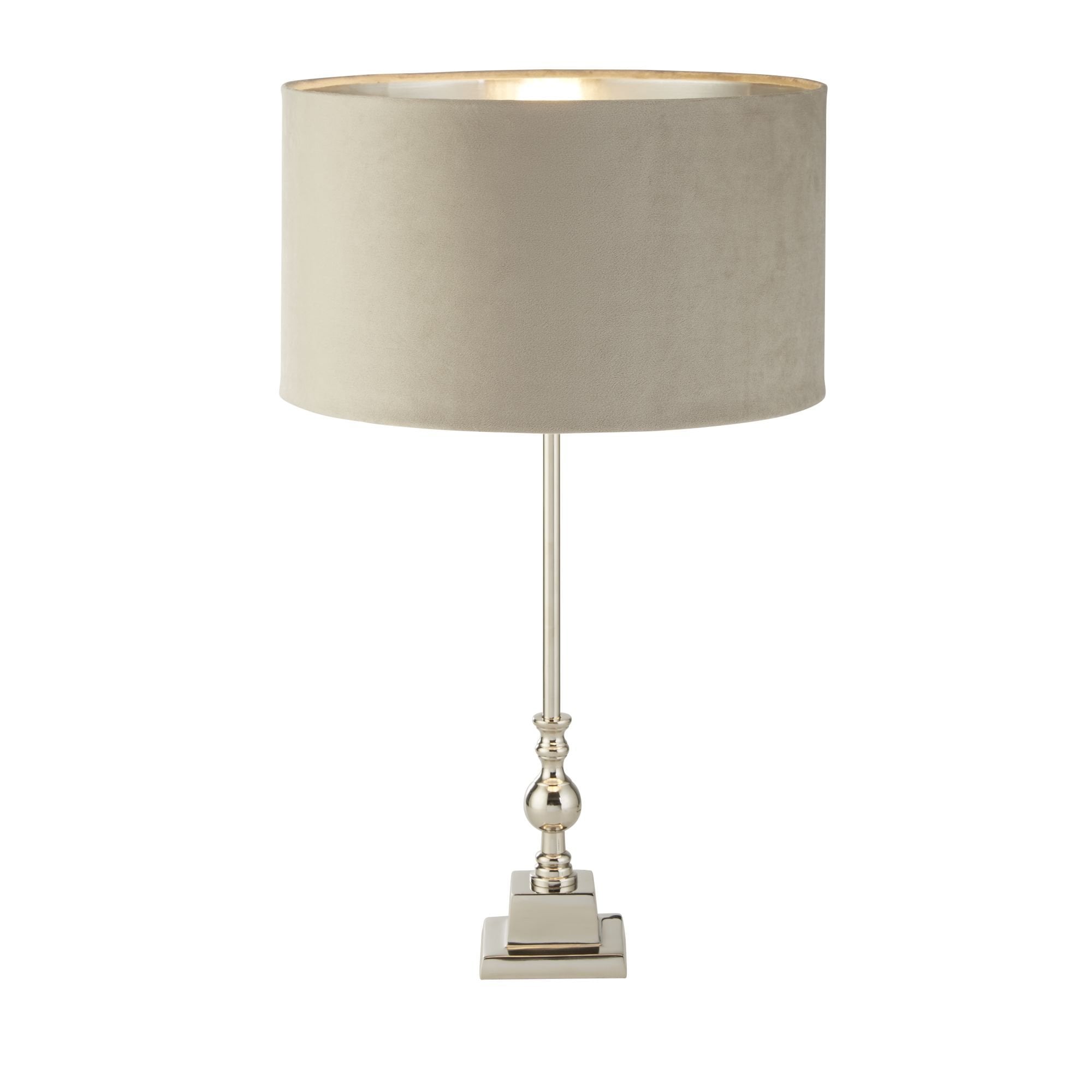 Searchlight Woodside Table Lamp Base - Chrome - Base Only