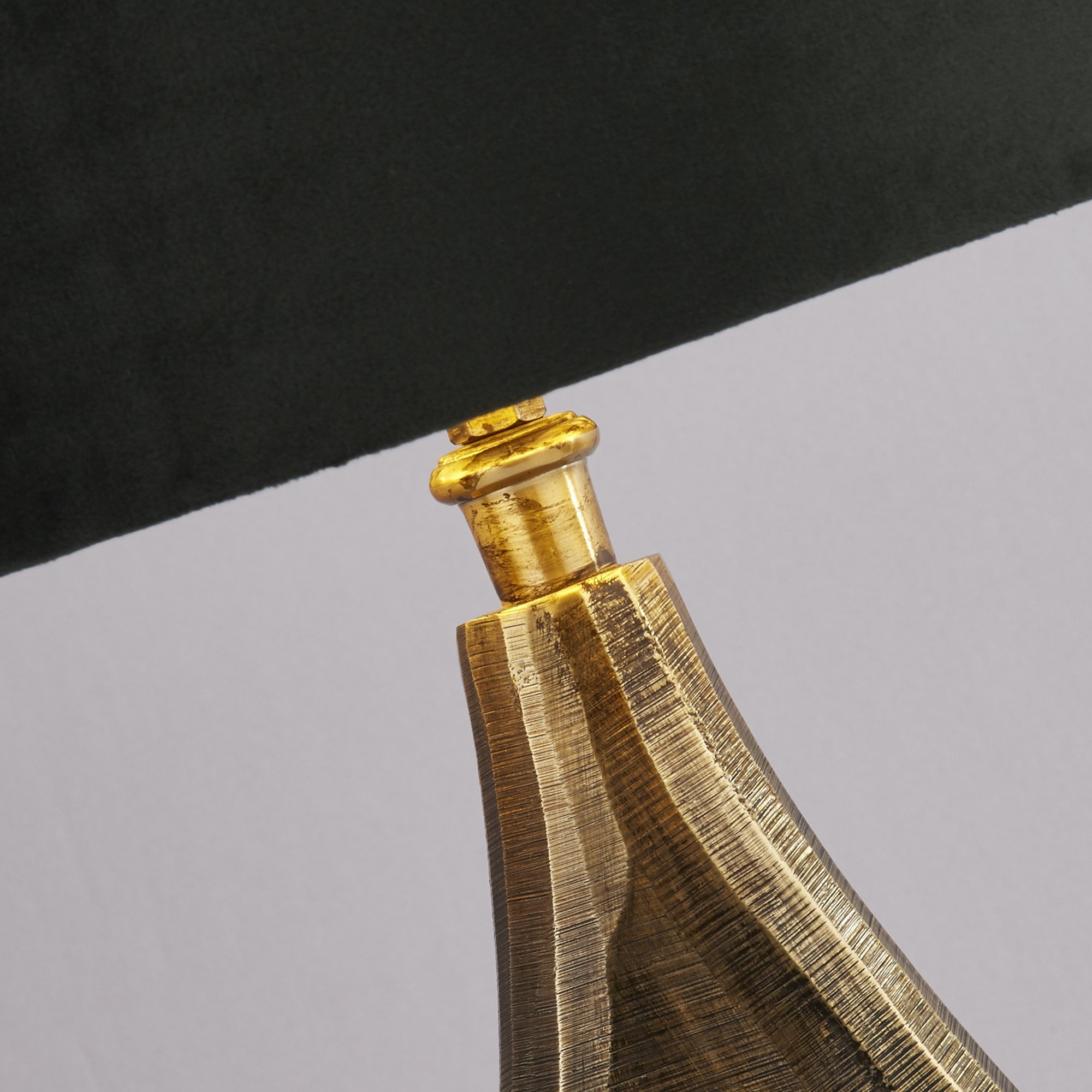 Searchlight Brock Table Lamp Base - Antique Brass - Base Only