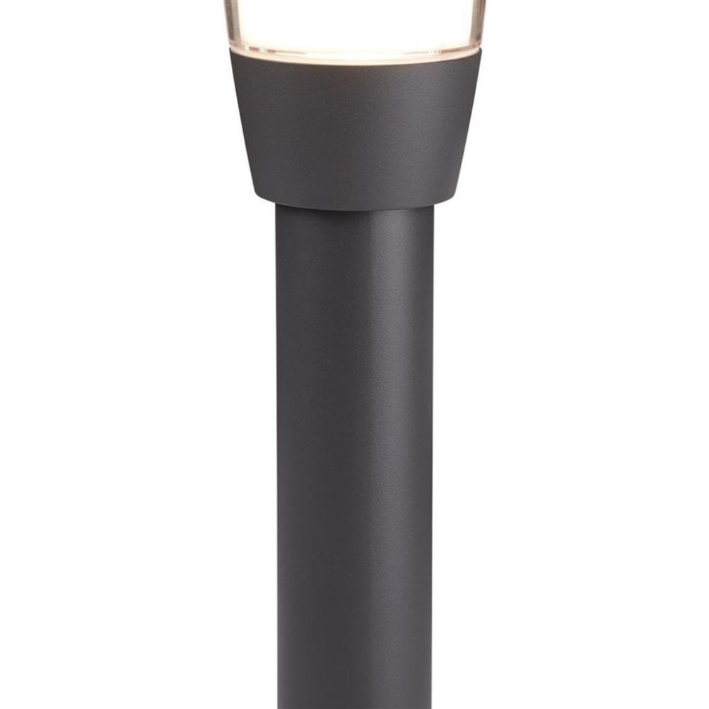 Searchlight Tees 450mm Outdoor Post - Grey & Polycarbonate