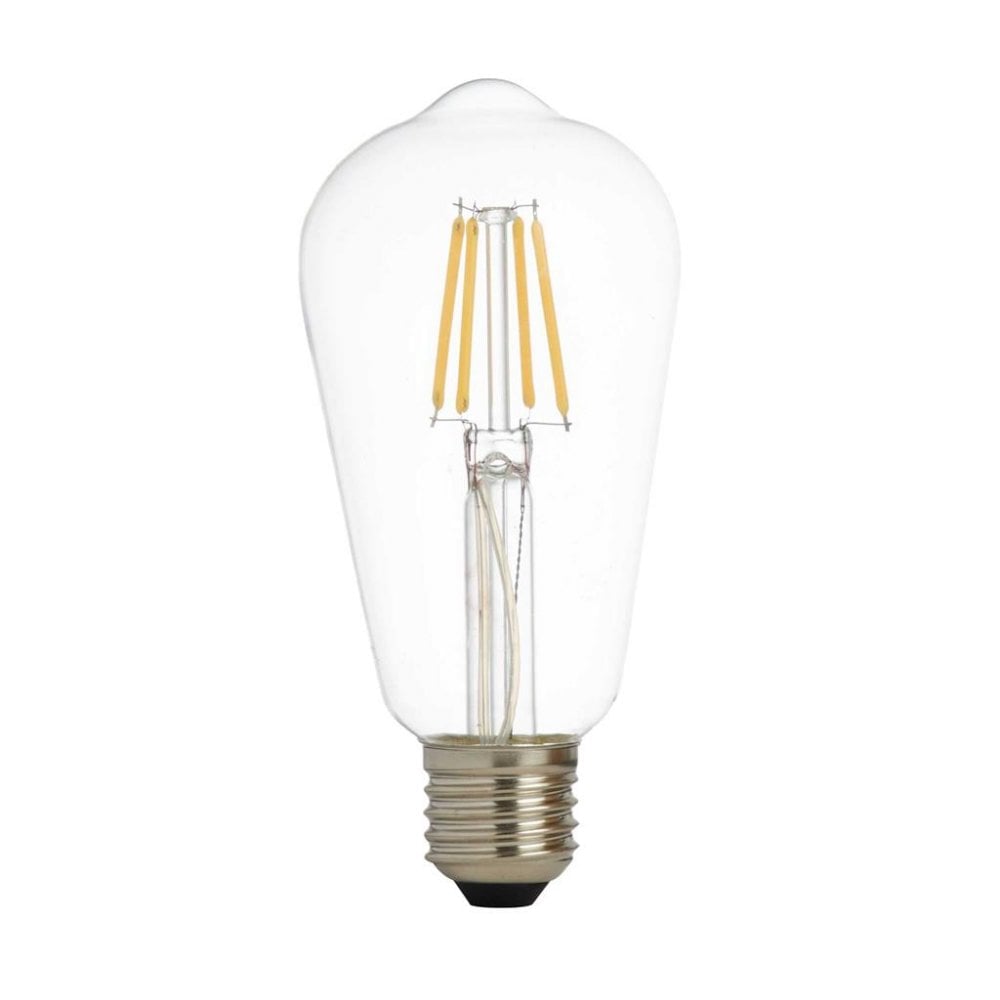Searchlight E27 LED 6W Filament Squirrel Lamp - 2700K - Dimmable - Clear Glass - Pack of 5
