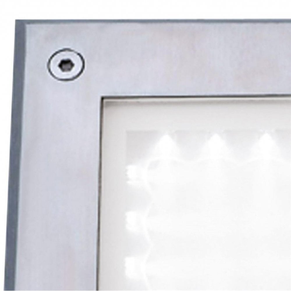 Searchlight Walkover LED Recessed Square - Stainless Steel