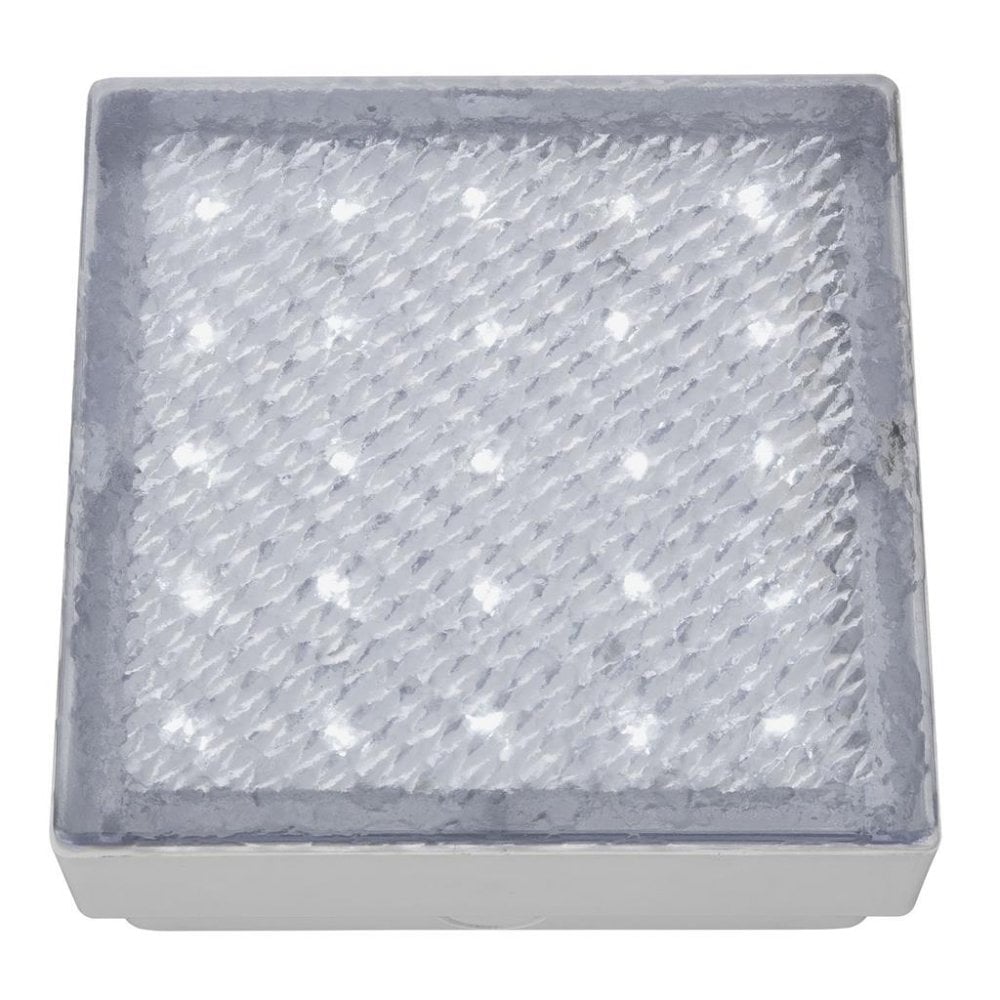 Searchlight Walkover Outdoor 150mm Recessed Square - White & Polycarbonate