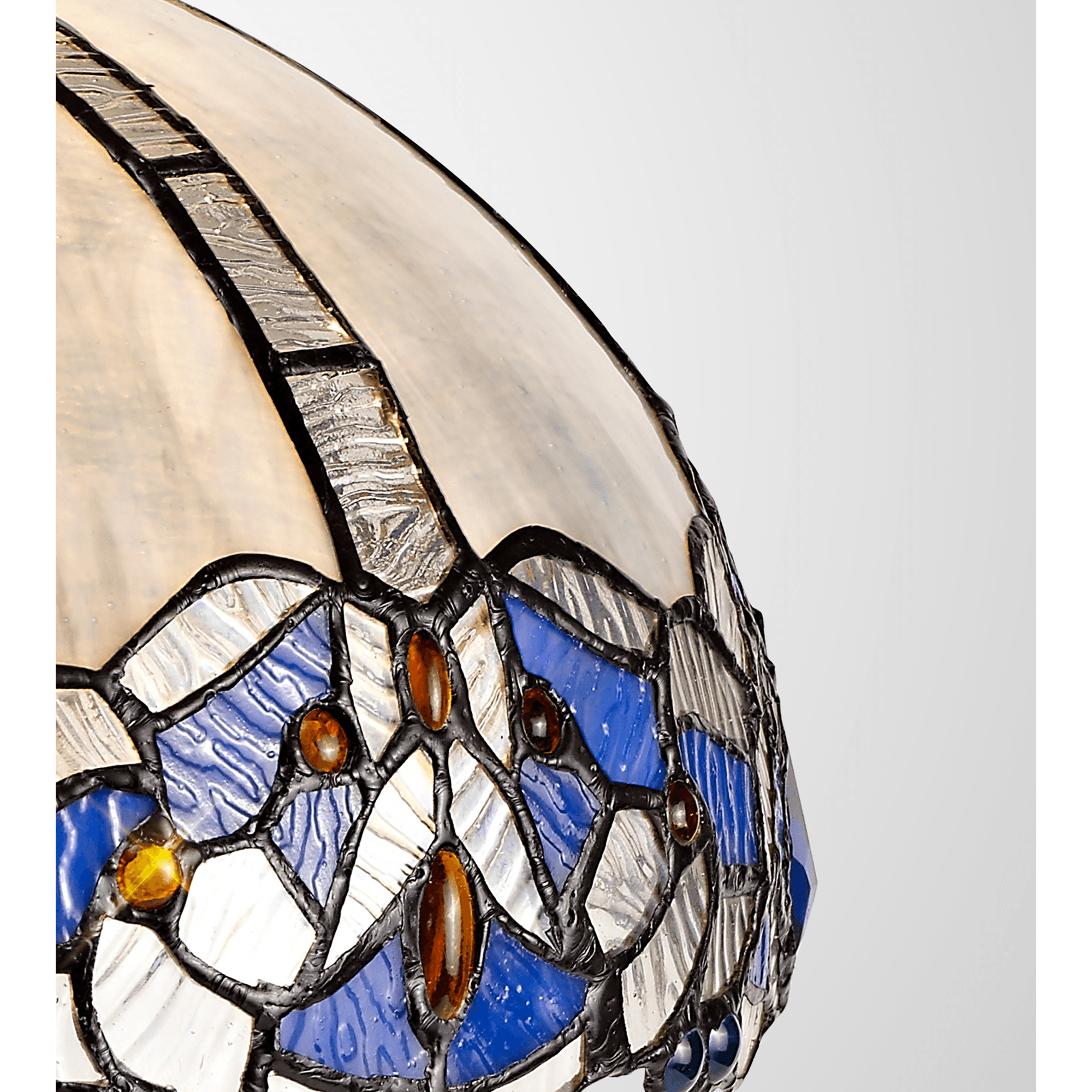 Fabula Newmans 30cm Tiffany Shade - Blue - Shade Only