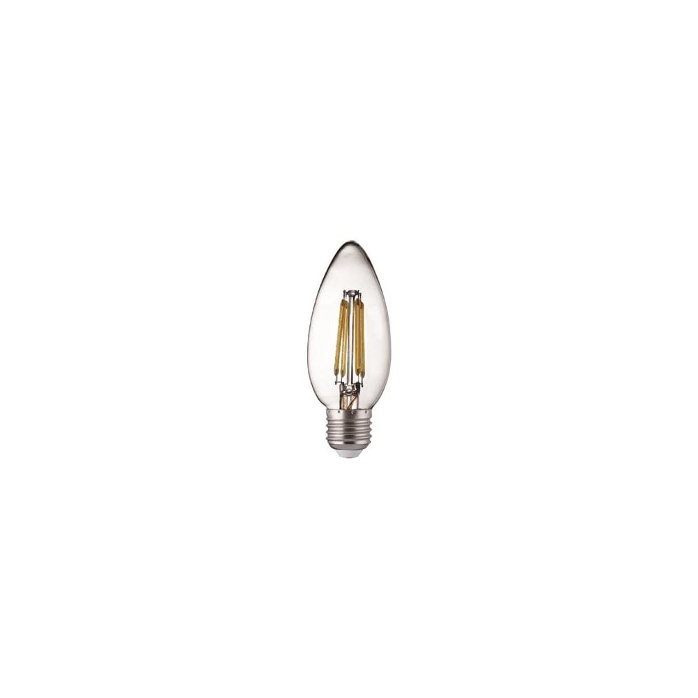 Searchlight E27 LED 6W Filament Candle Lamp - 2700K - Dimmable - Pack of 10