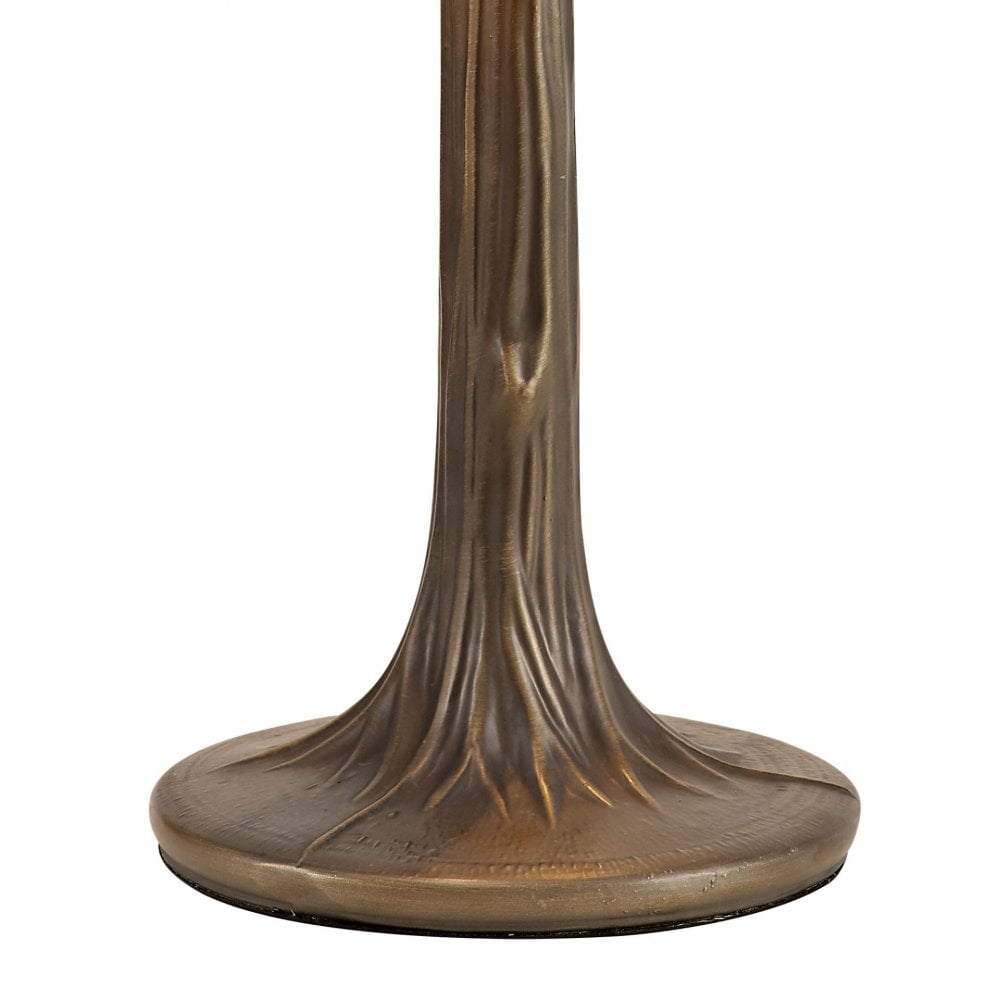 Fabula Newmans 2 Light Tree Like Table Lamp - 40cm Tiffany Shade - Blue