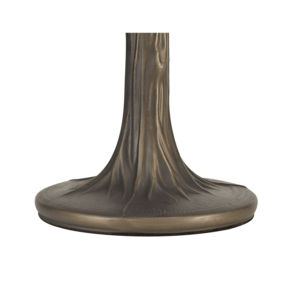 Fabula Newmans 2 Light Tree Like Table Lamp - 40cm Tiffany Shade - Blue