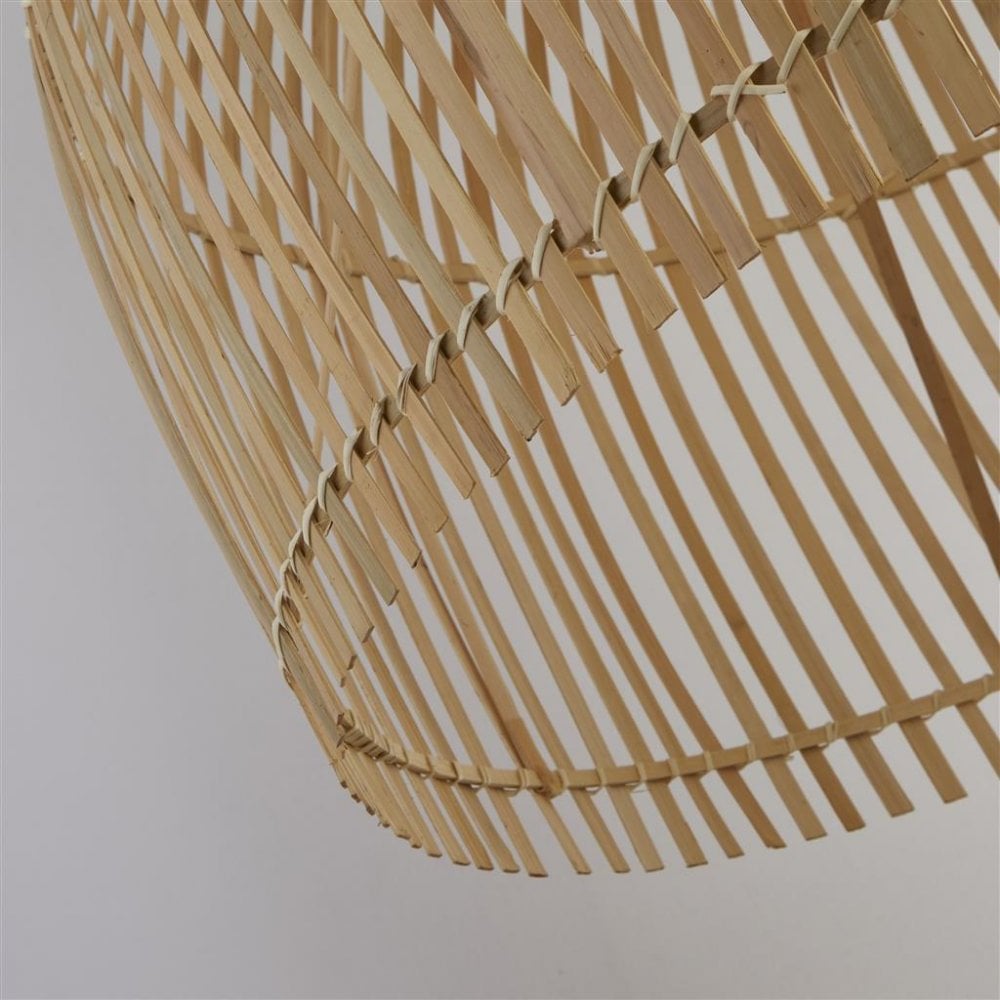 Searchlight Bailey Dome Pendant - Bamboo