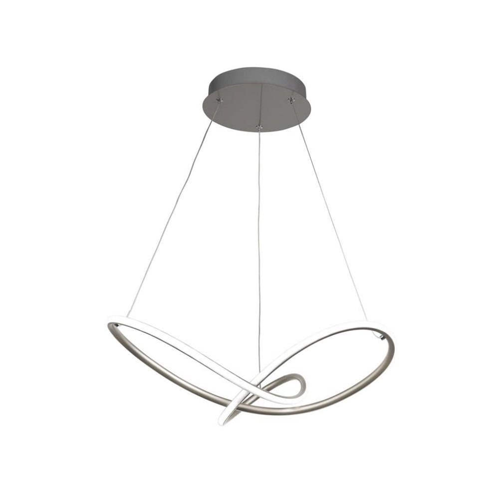 Searchlight Maddox Pendant - Satin Silver