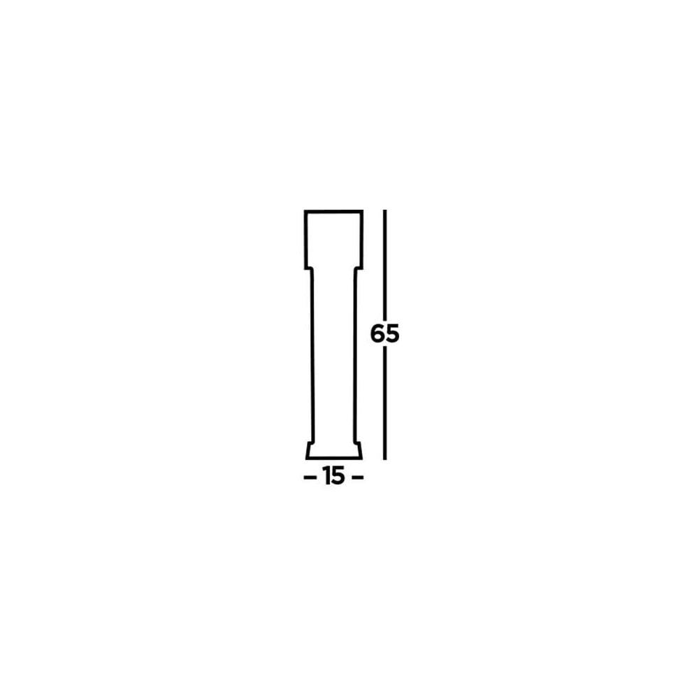 Searchlight Athol Outdoor Post - Black & Opal Glass