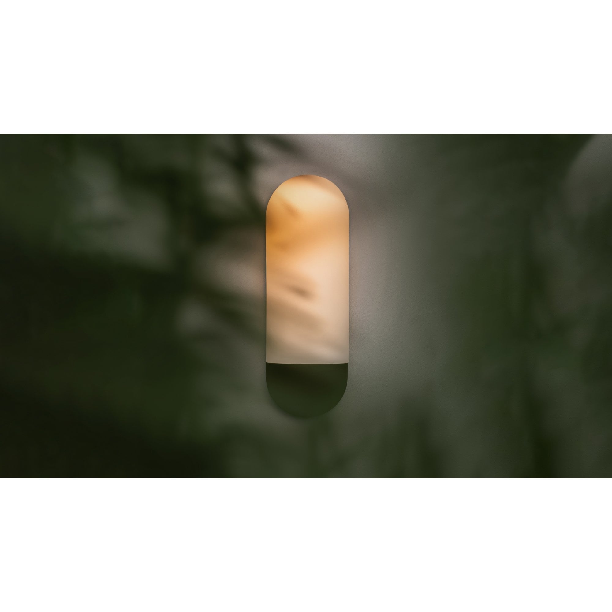 Schwung Odyssey Galloway Medium Single Wall Sconce Light - Opal Matte Glass