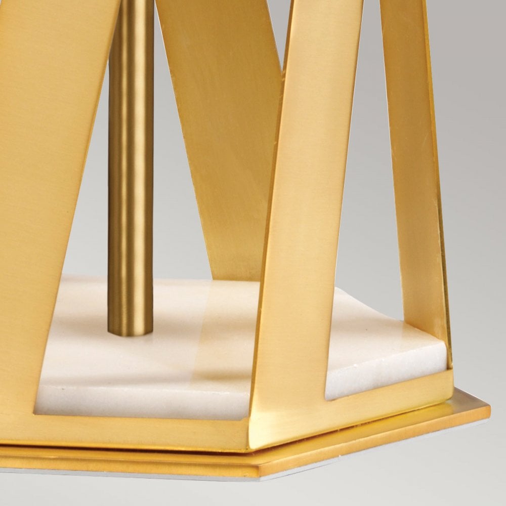 Elstead Apollo 1 Light Table Lamp - Brushed Brass