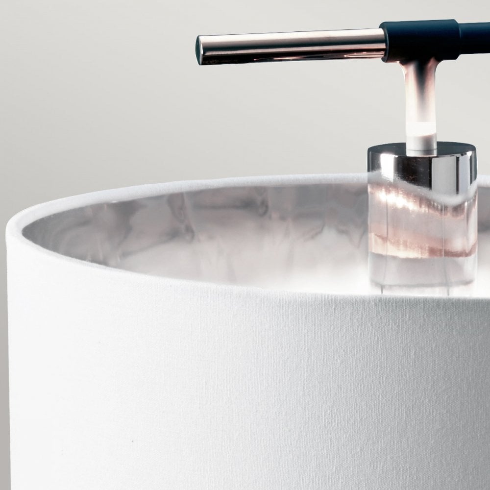 Elstead Balance 1 Light Table Lamp - Black & Polished Nickel