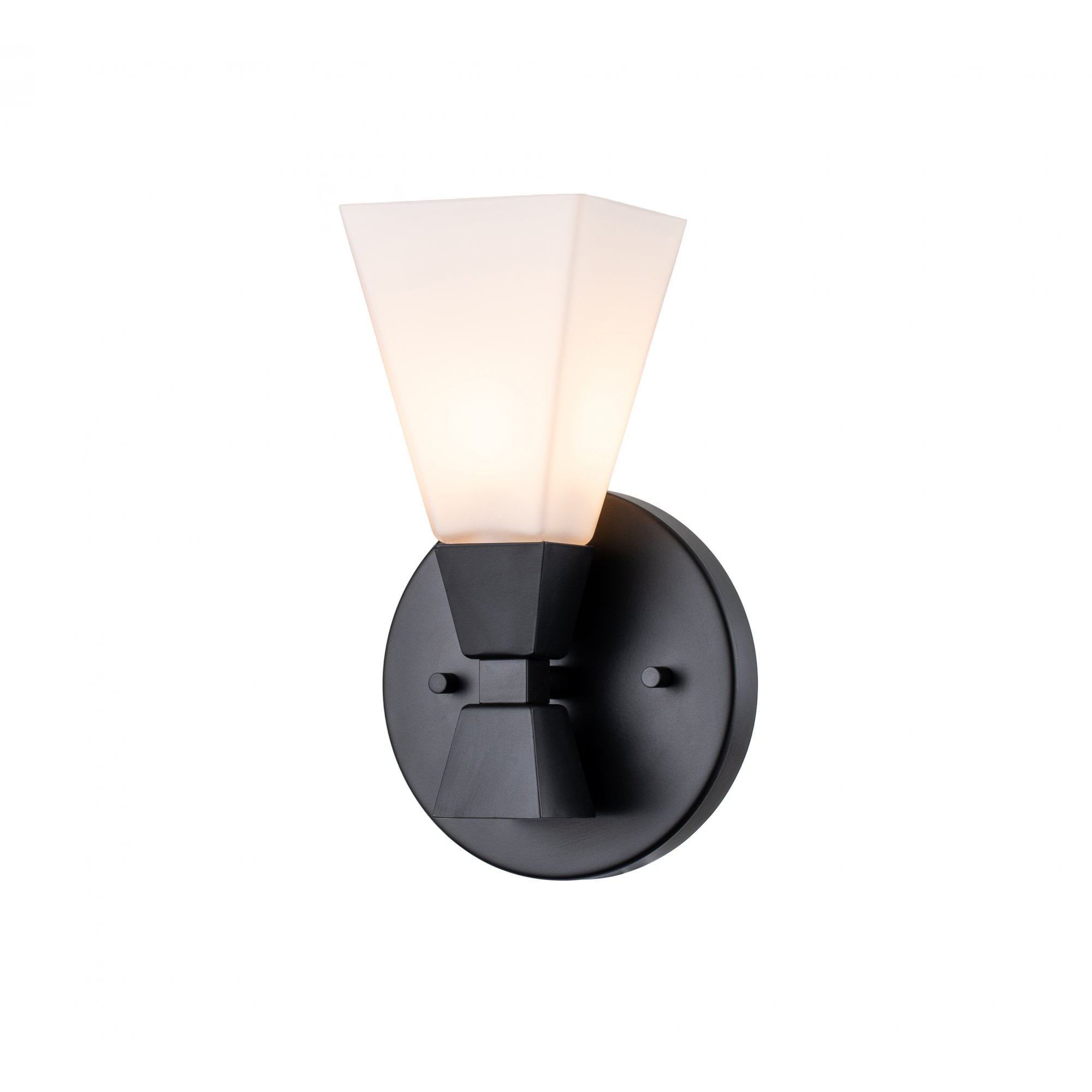 Elstead Bowtie 1 Light Wall Light - Matte Black