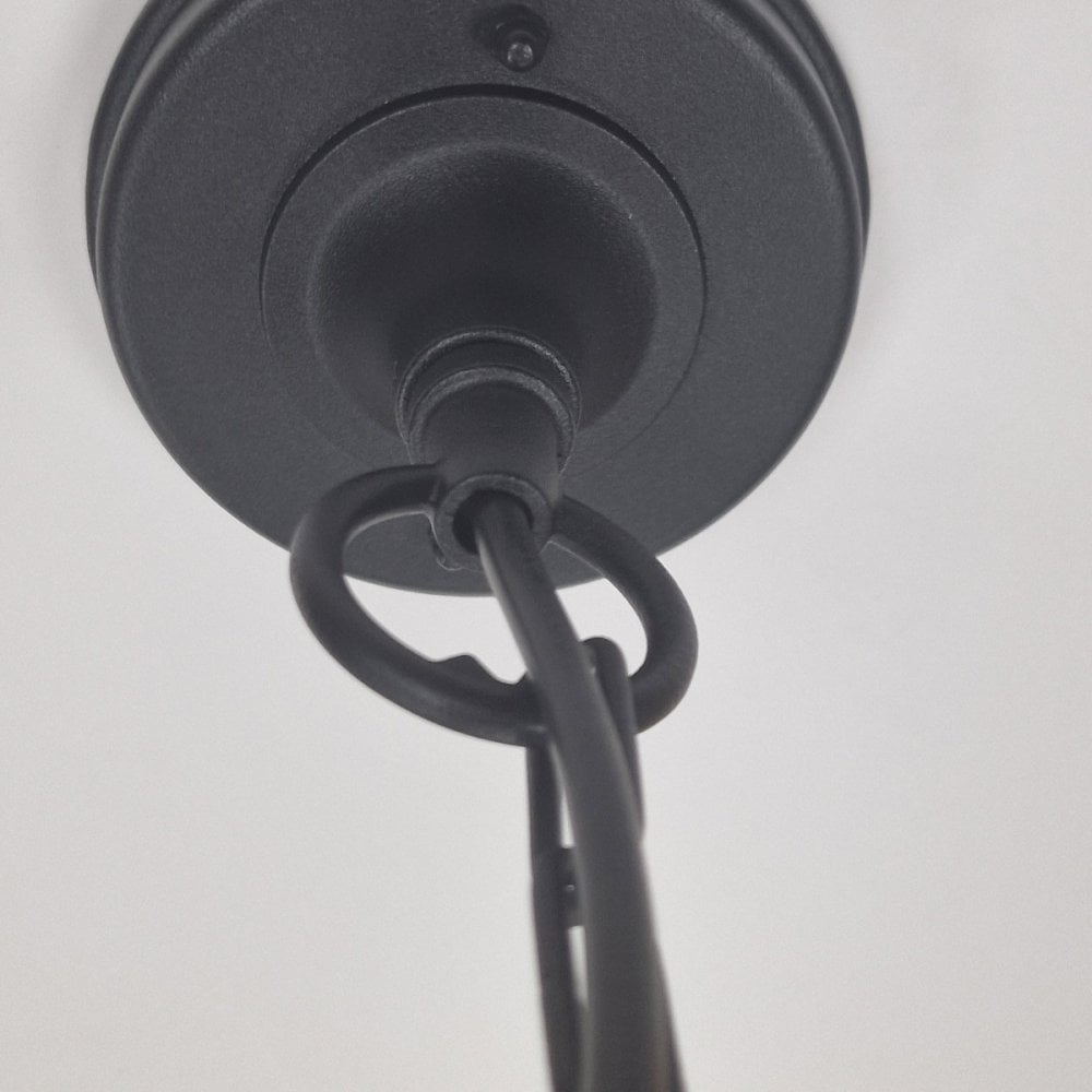 Elstead Chapel Mini 1 Light Chain Lantern - Black