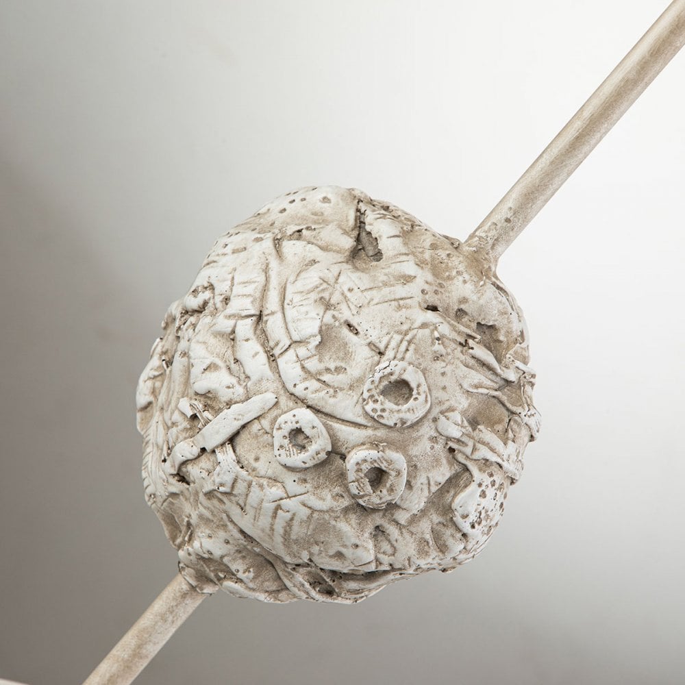 Flambeau Petra 1 Light Table Lamp - Bone White