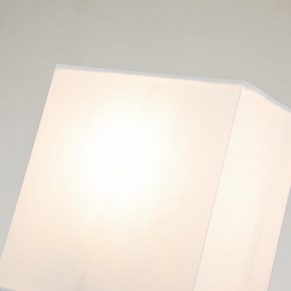 Flambeau Swirl 1 Light Small Wall Light - Bone White