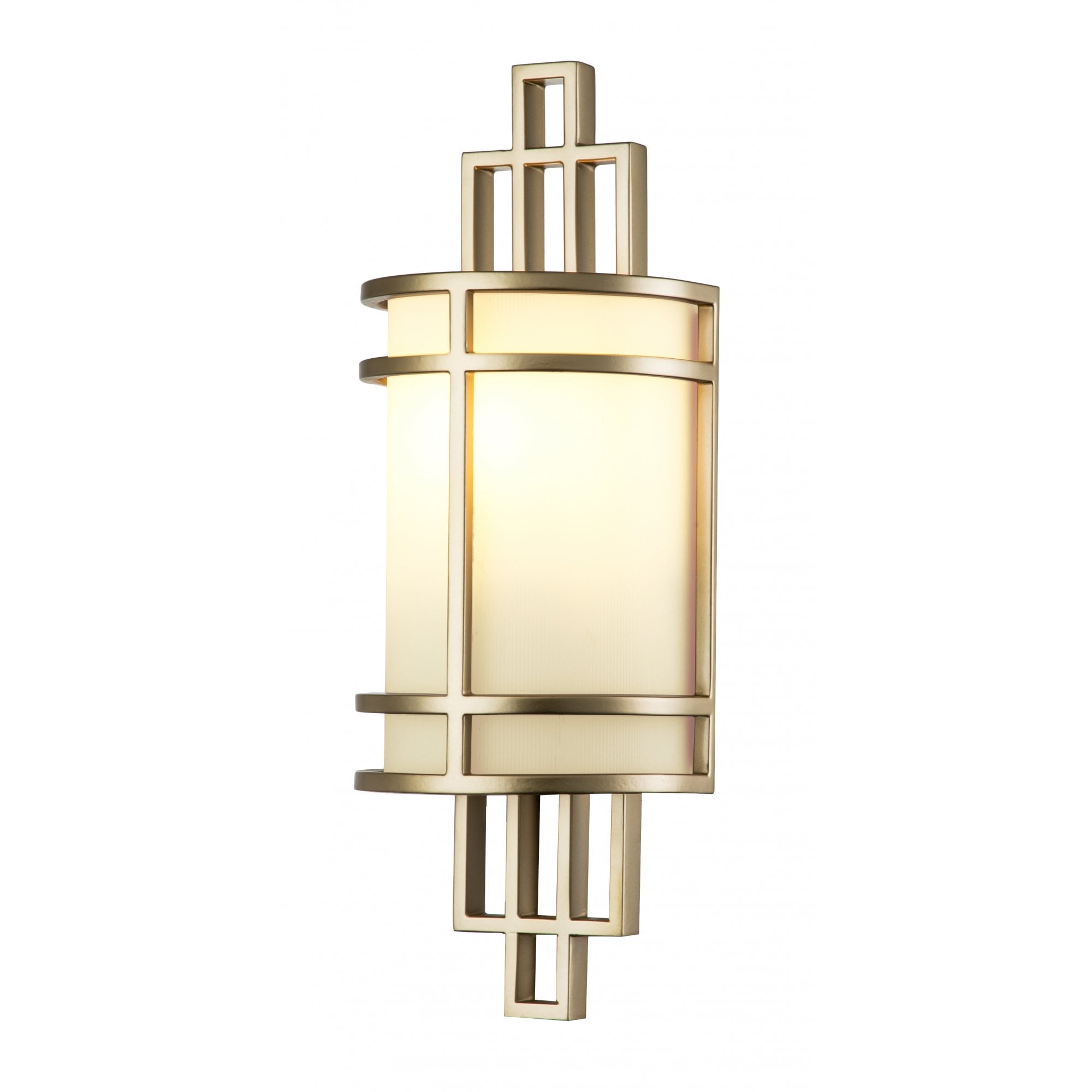 Feiss Fusion 1 Light Wall Light - Painted Natural Brass