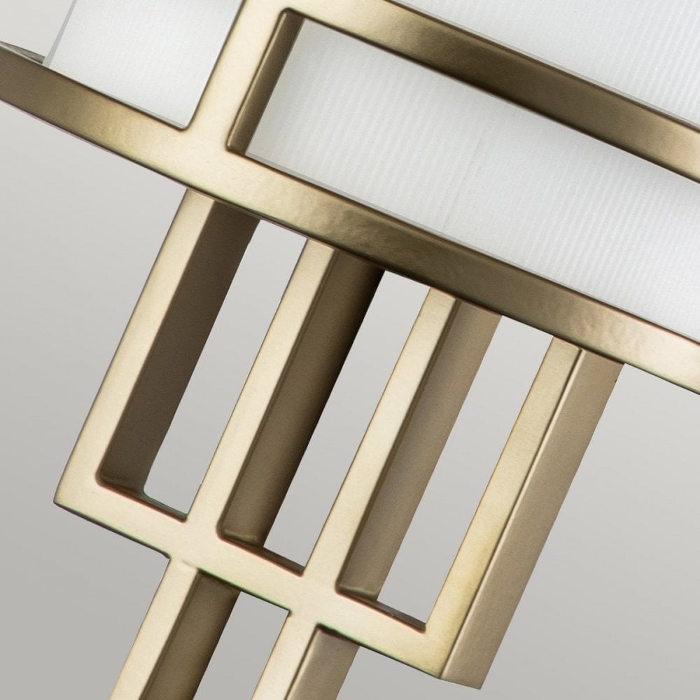 Feiss Fusion 1 Light Wall Light - Painted Natural Brass