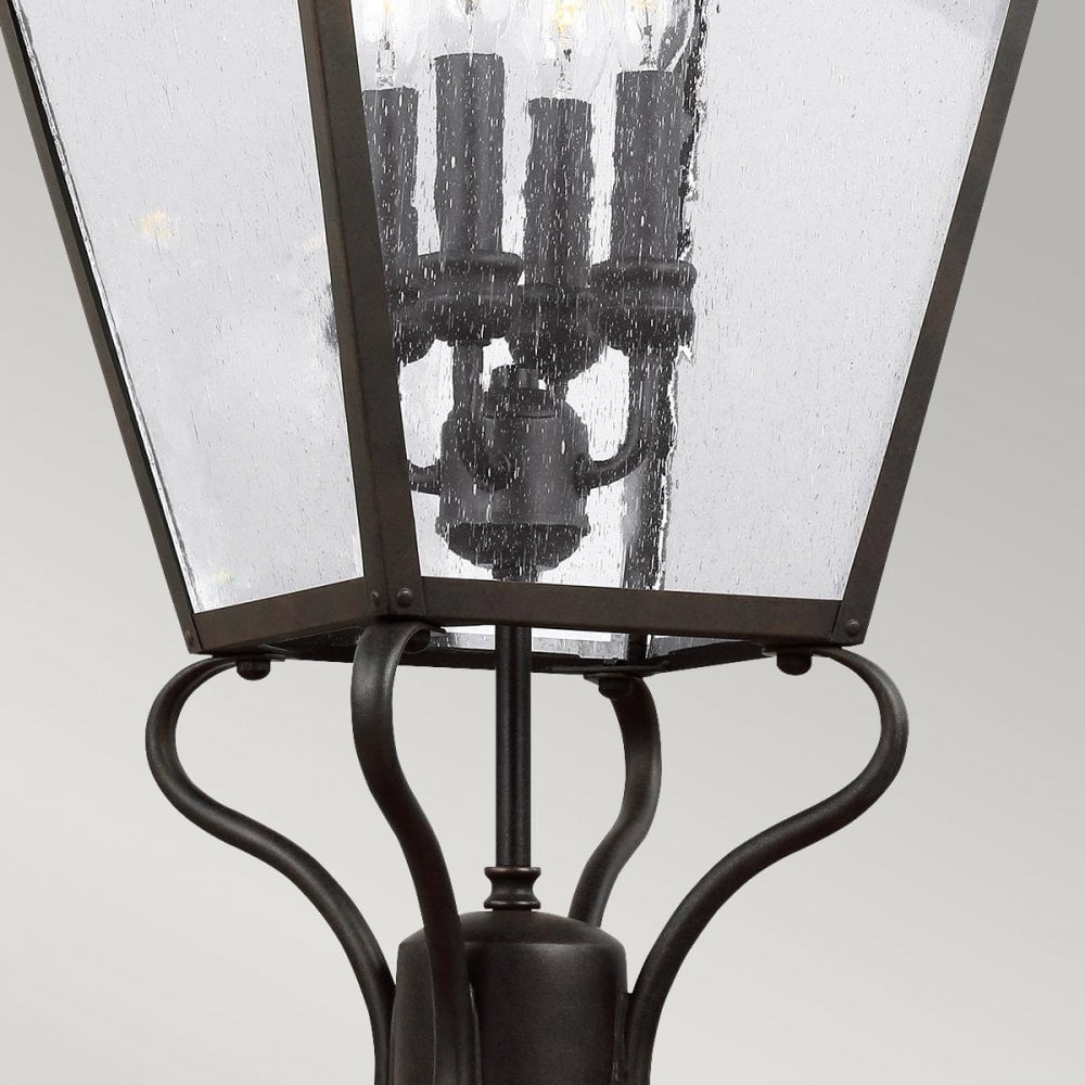 Feiss Galena 4 Light Lamp Post - Sable