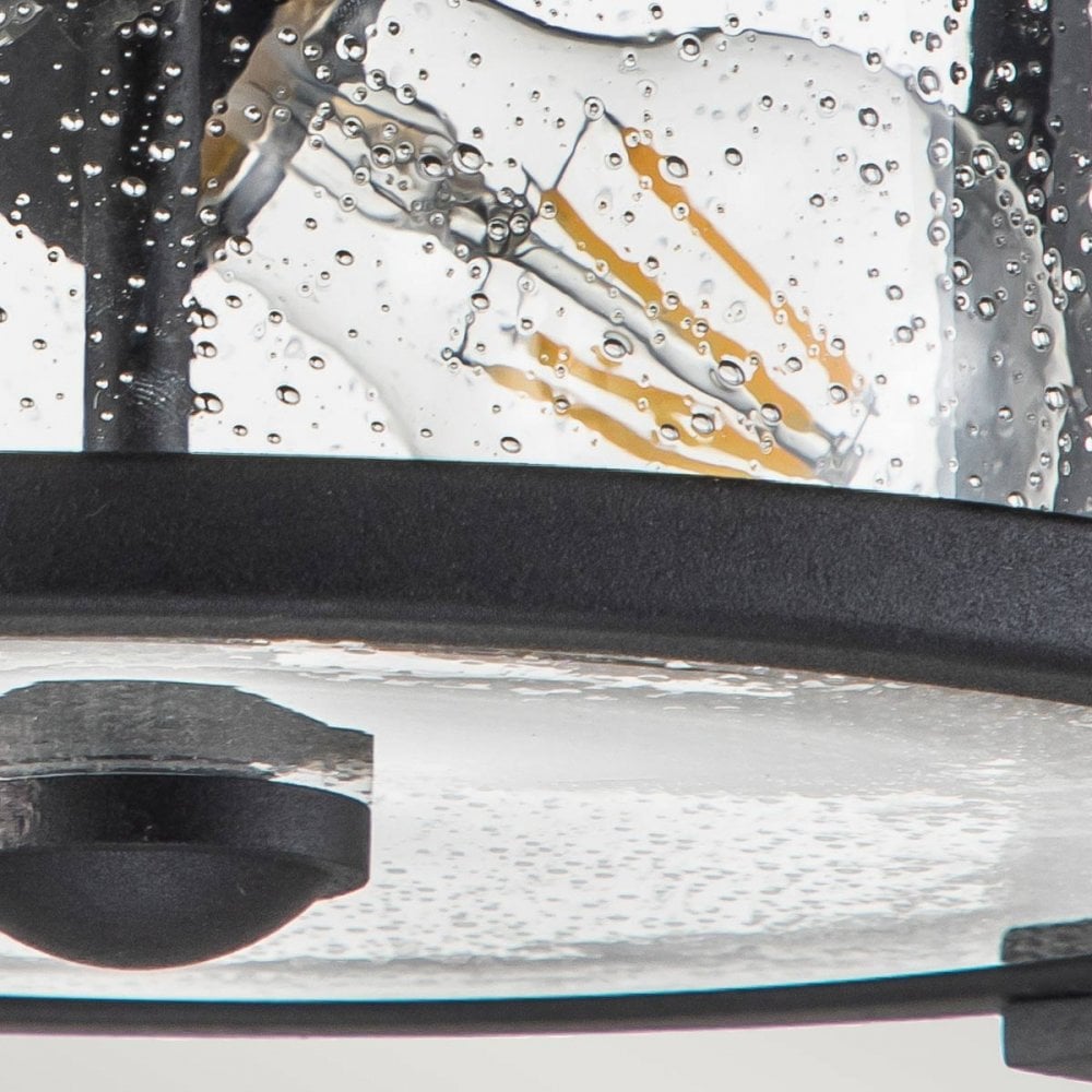 Feiss Merrill 2 Light Flush Mount - Black