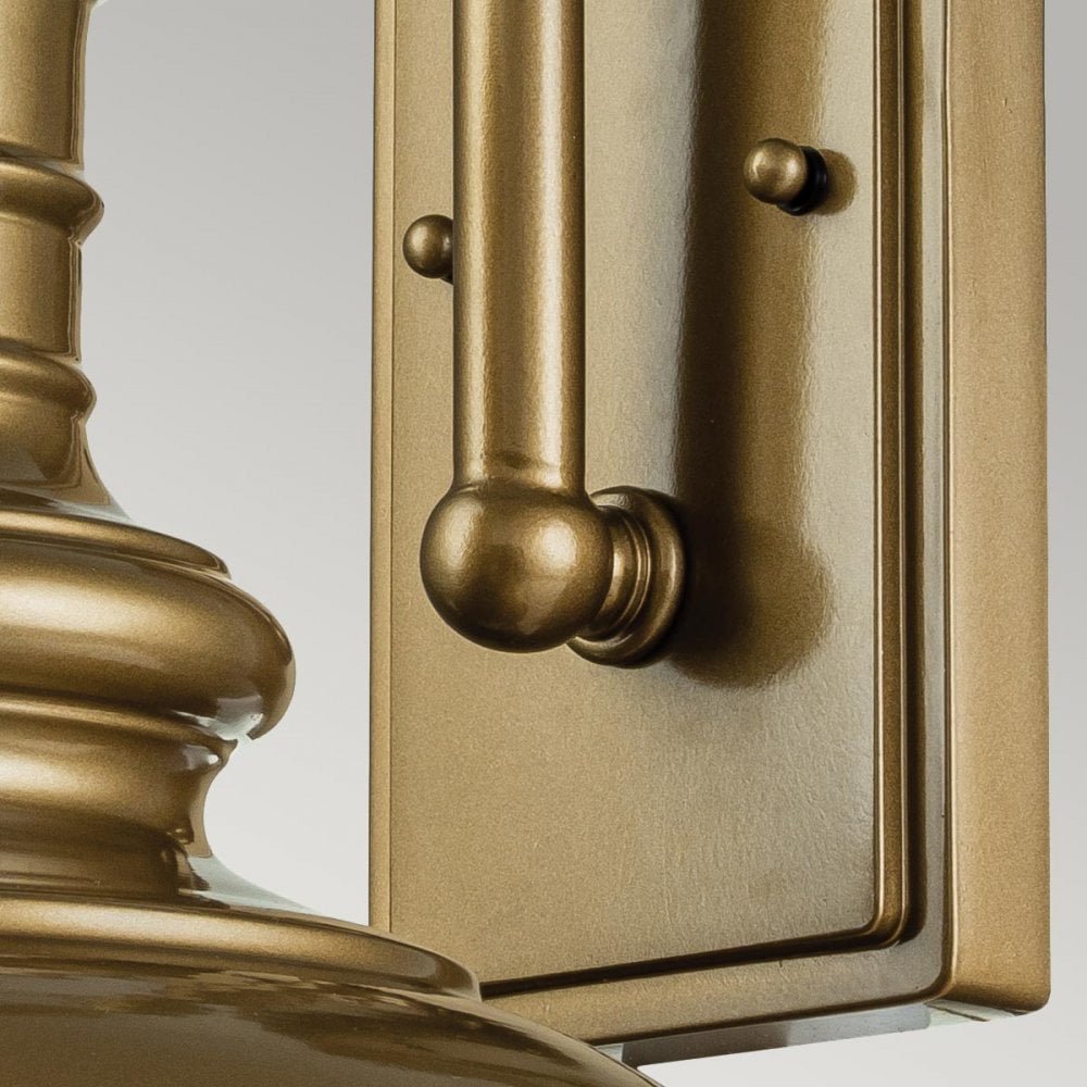 Feiss Redding Station 1 Light Medium Wall Lantern - Painted Distressed Bronze