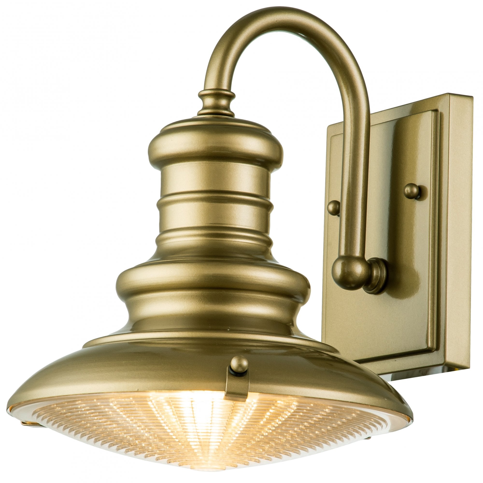 Feiss Redding Station 1 Light Small Wall Lantern - Painted Distressed Bronze