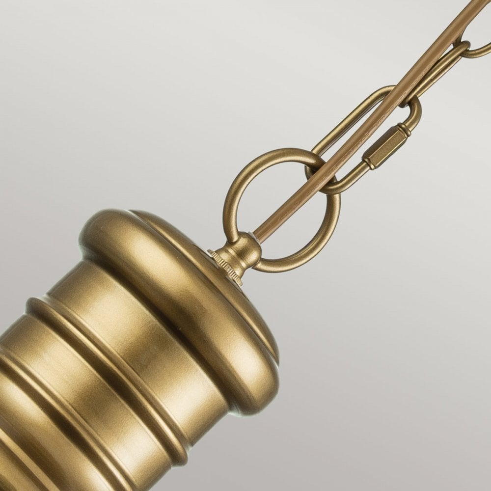 Feiss Redding Station 1 Light Medium Chain Lantern - Painted Distressed Bronze