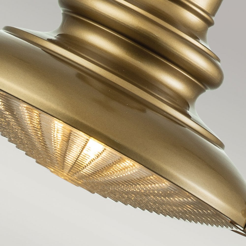 Feiss Redding Station 1 Light Medium Chain Lantern - Painted Distressed Bronze