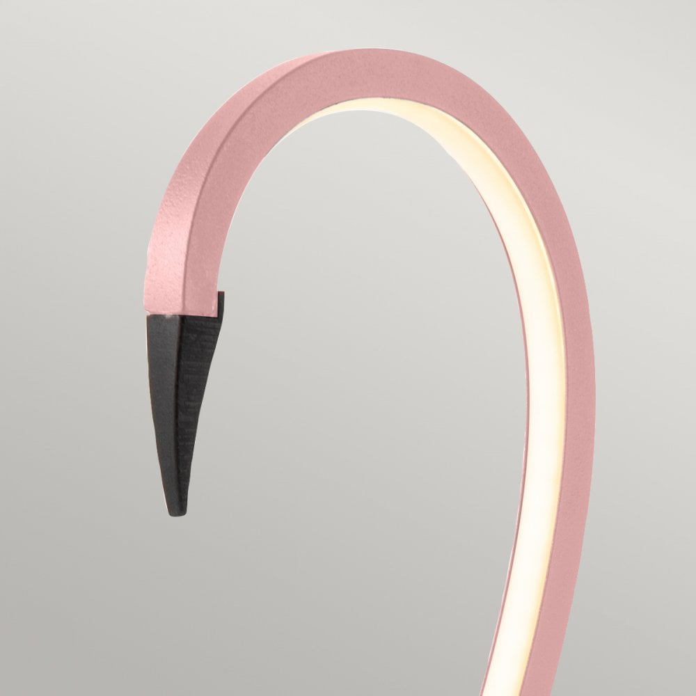 Elstead Flamingo LED Table Lamp - Pink
