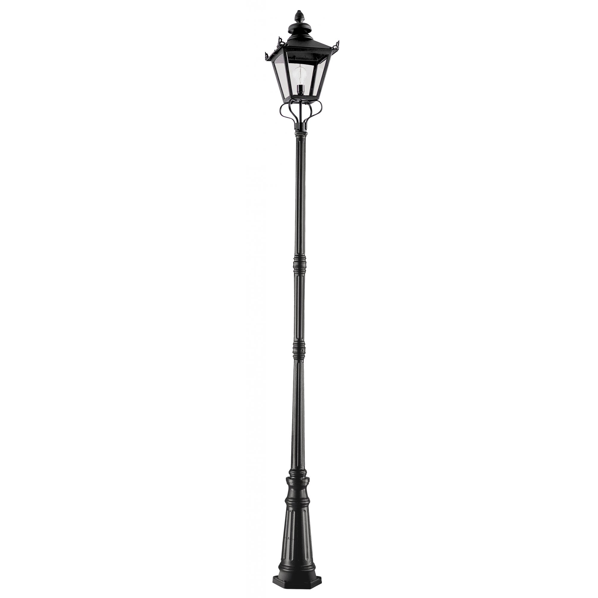 Elstead Grampian 1 Light Lamp Post - Black