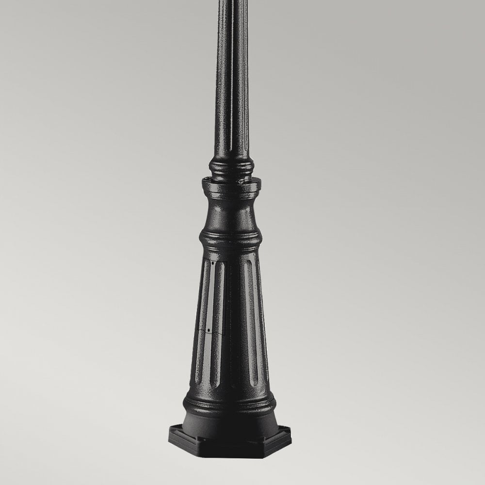 Elstead Grampian 1 Light Lamp Post - Black