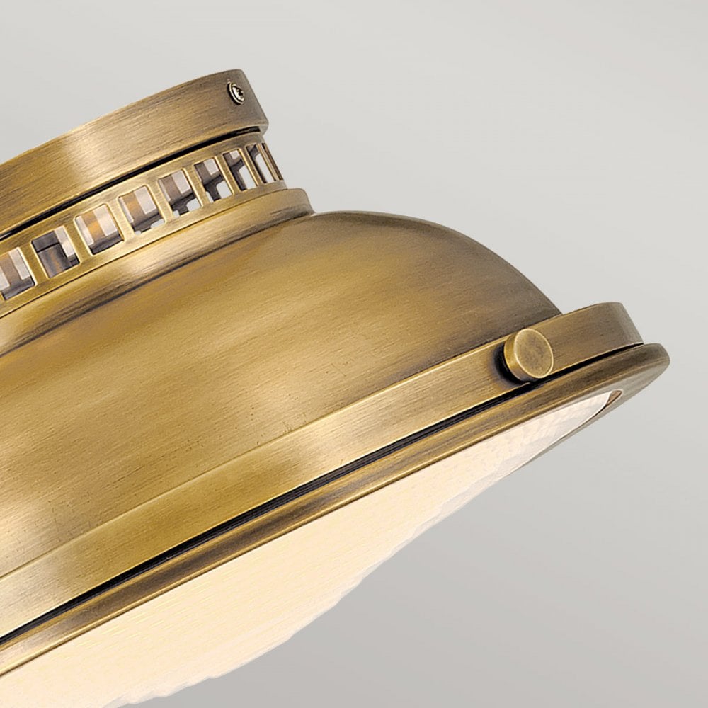 Hinkley Amelia 2 Light Flush Light - Heritage Brass