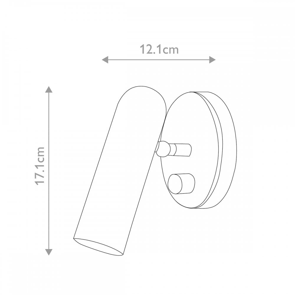 Hinkley Dax 1 Light Wall Light - Black