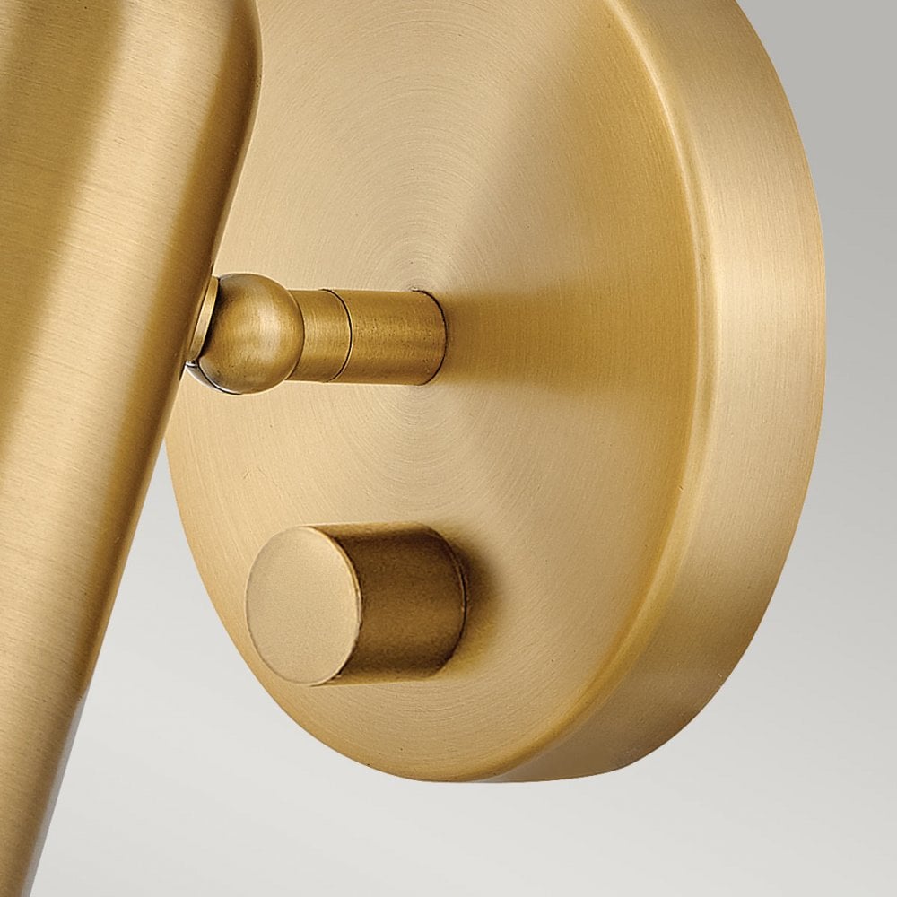 Hinkley Dax 1 Light Wall Light - Heritage Brass