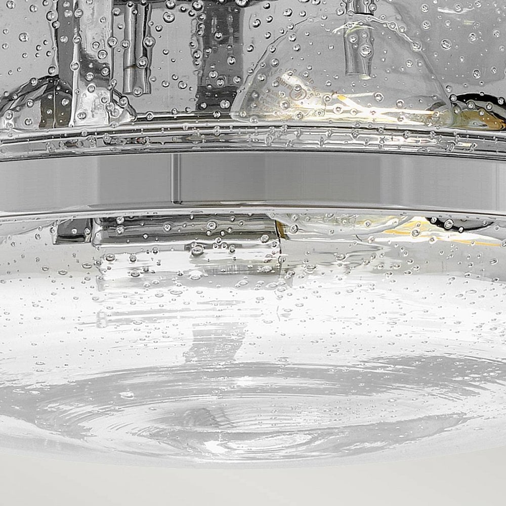 Hinkley Harper Flush - Clear - Polished Chrome