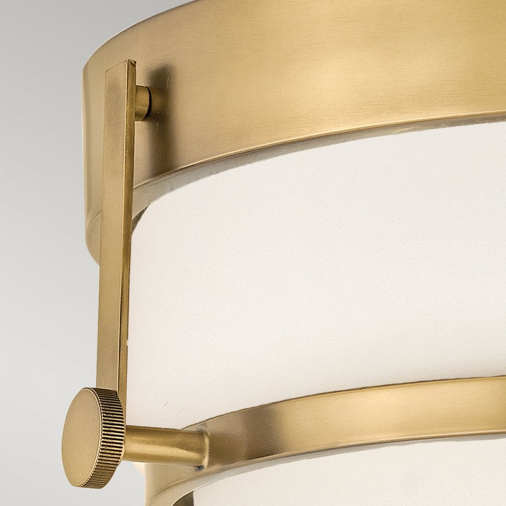 Hinkley Harper Flush - Opal - Heritage Brass