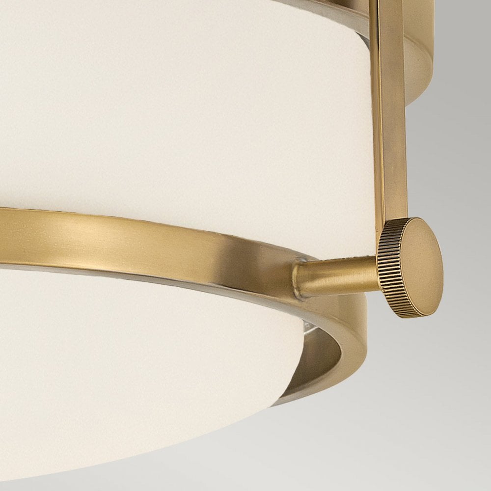 Hinkley Harper Flush - Opal - Heritage Brass